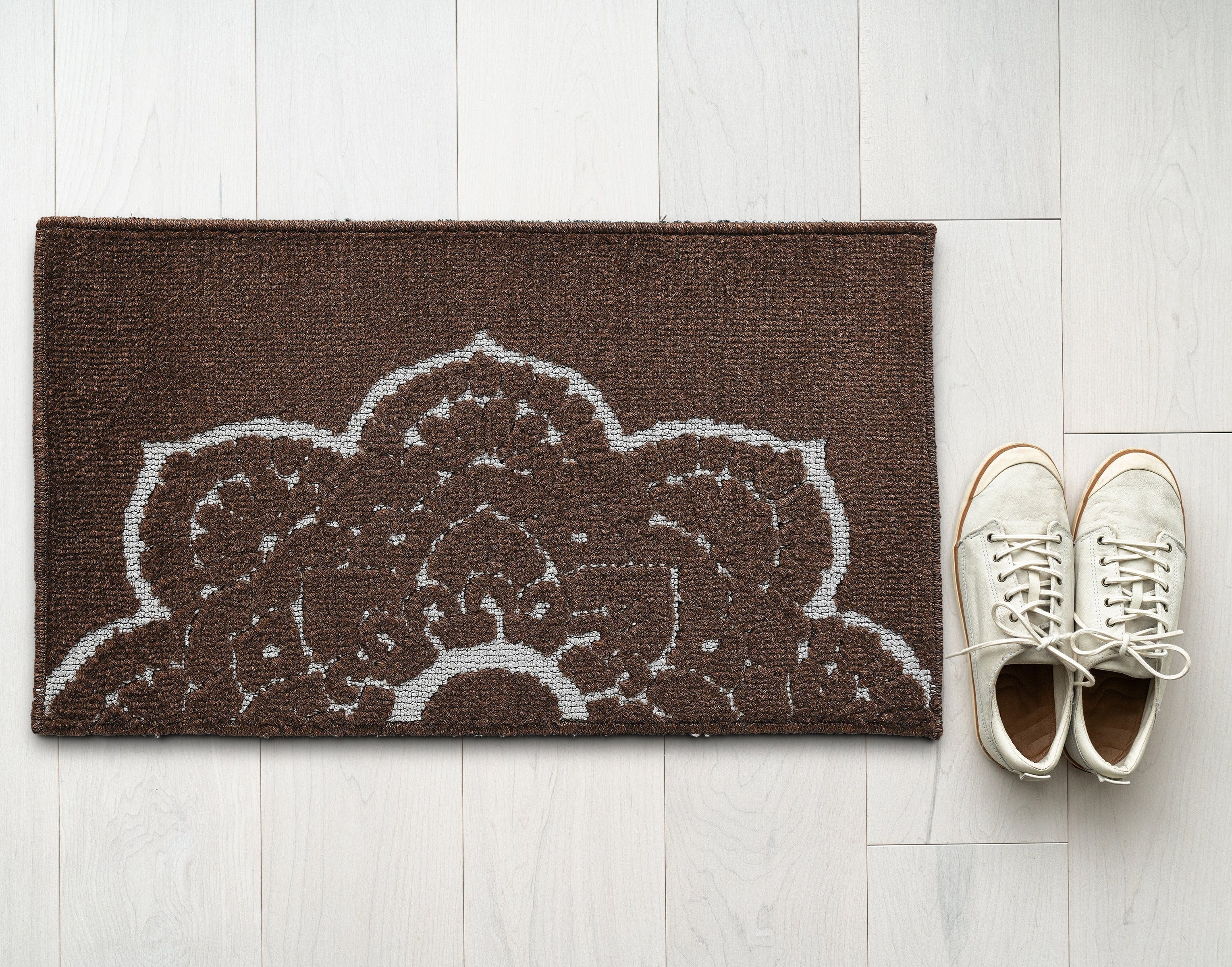 MANDALA Combo Strong Anti-Slip Door Mat – Set of 2 | Artistic Pattern & Premium Texture