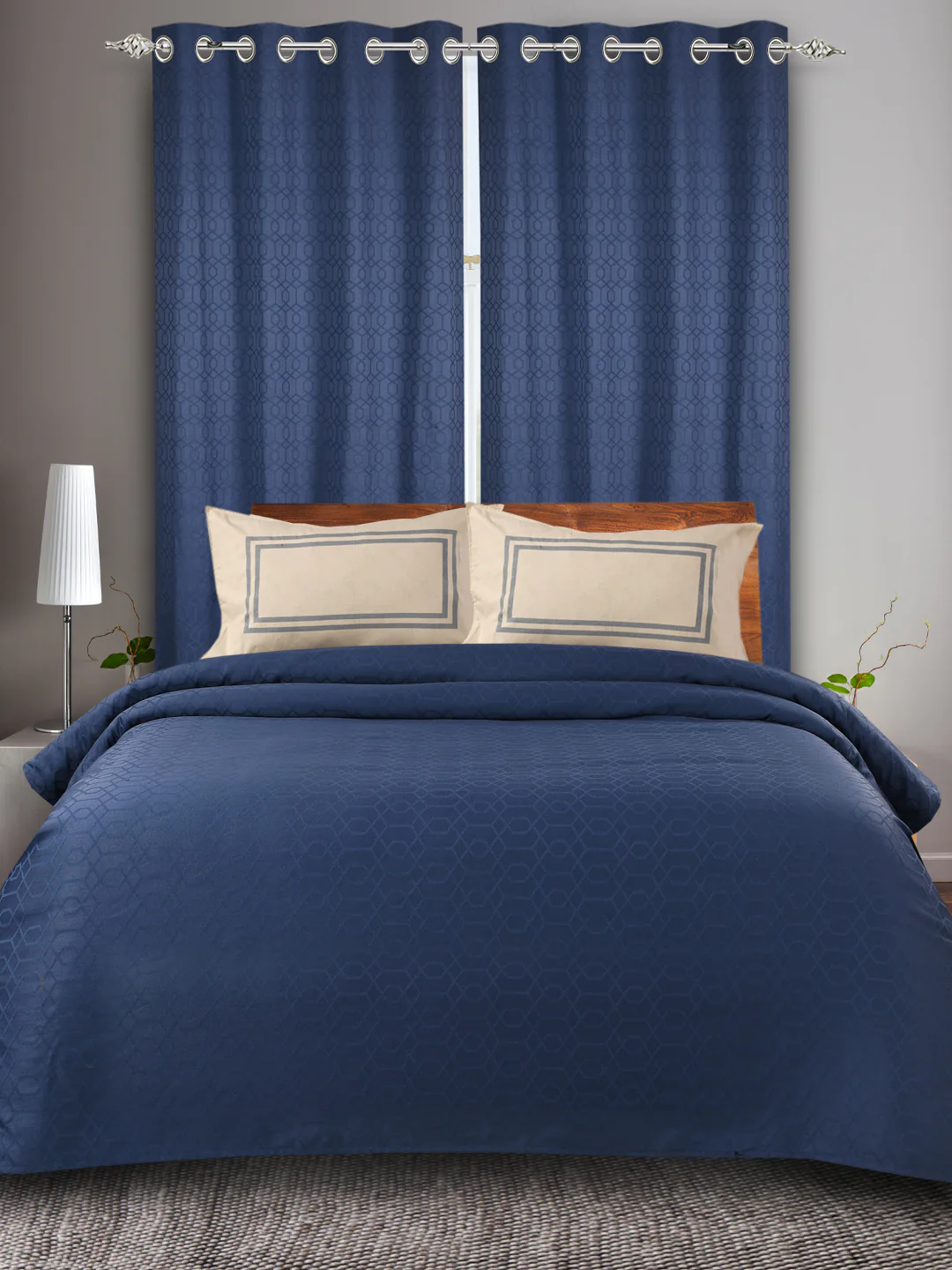LUXE Cotton Bed Sheet Set | Soft, Elegant Finish + 2 Pillow Covers - Image 15