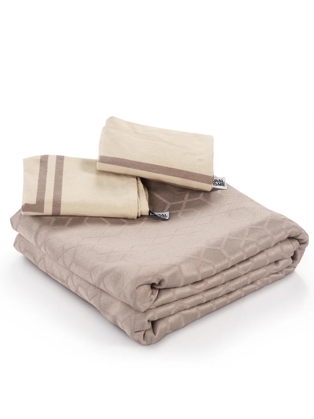 LUXE Cotton Bed Sheet Set | Soft, Elegant Finish + 2 Pillow Covers - Image 4