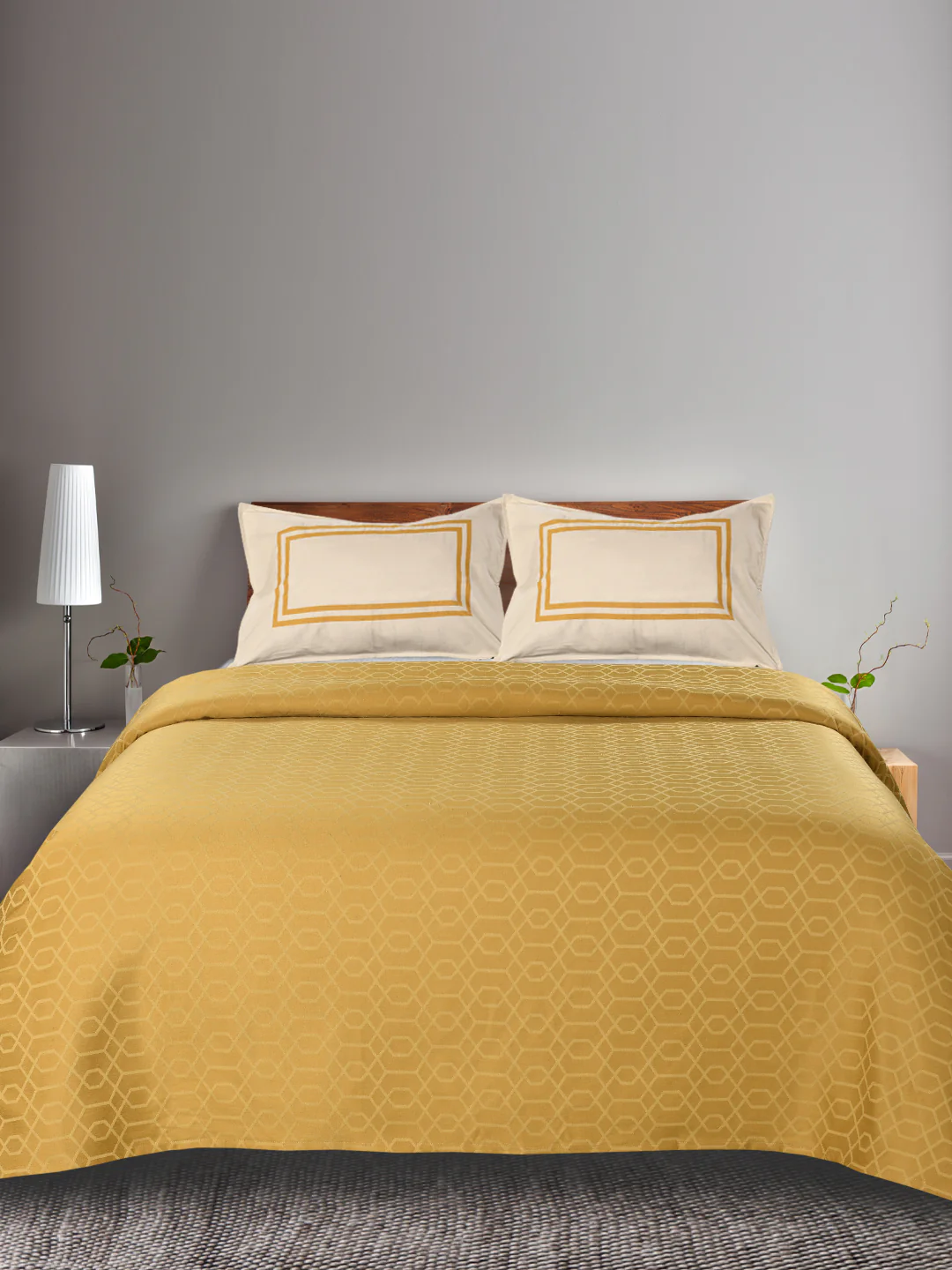 LUXE Cotton Bed Sheet Set | Soft, Elegant Finish + 2 Pillow Covers - Image 10