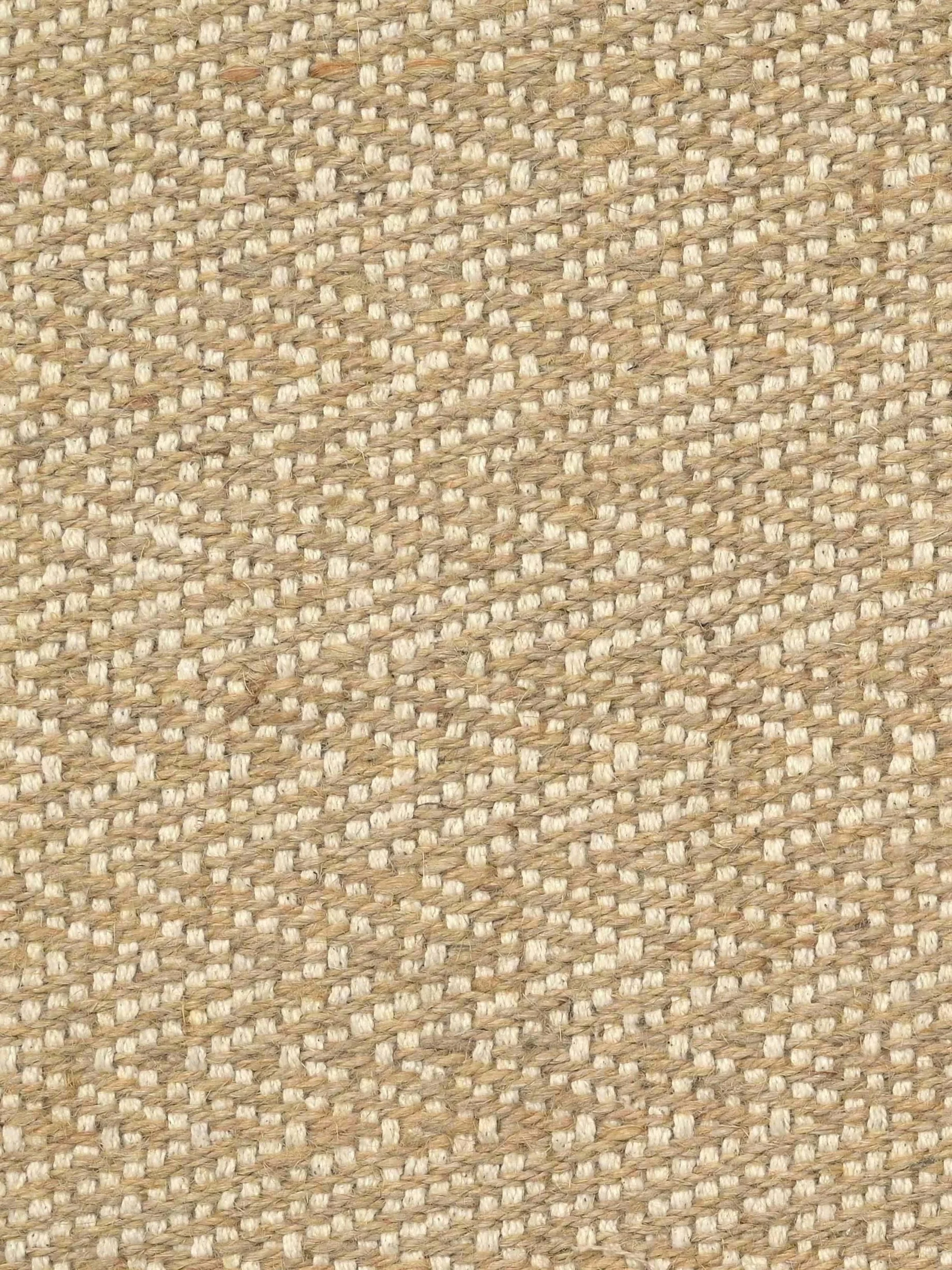 Chevron Jute & Cotton Woven Anti-Slip Strong Border Runner - Image 13
