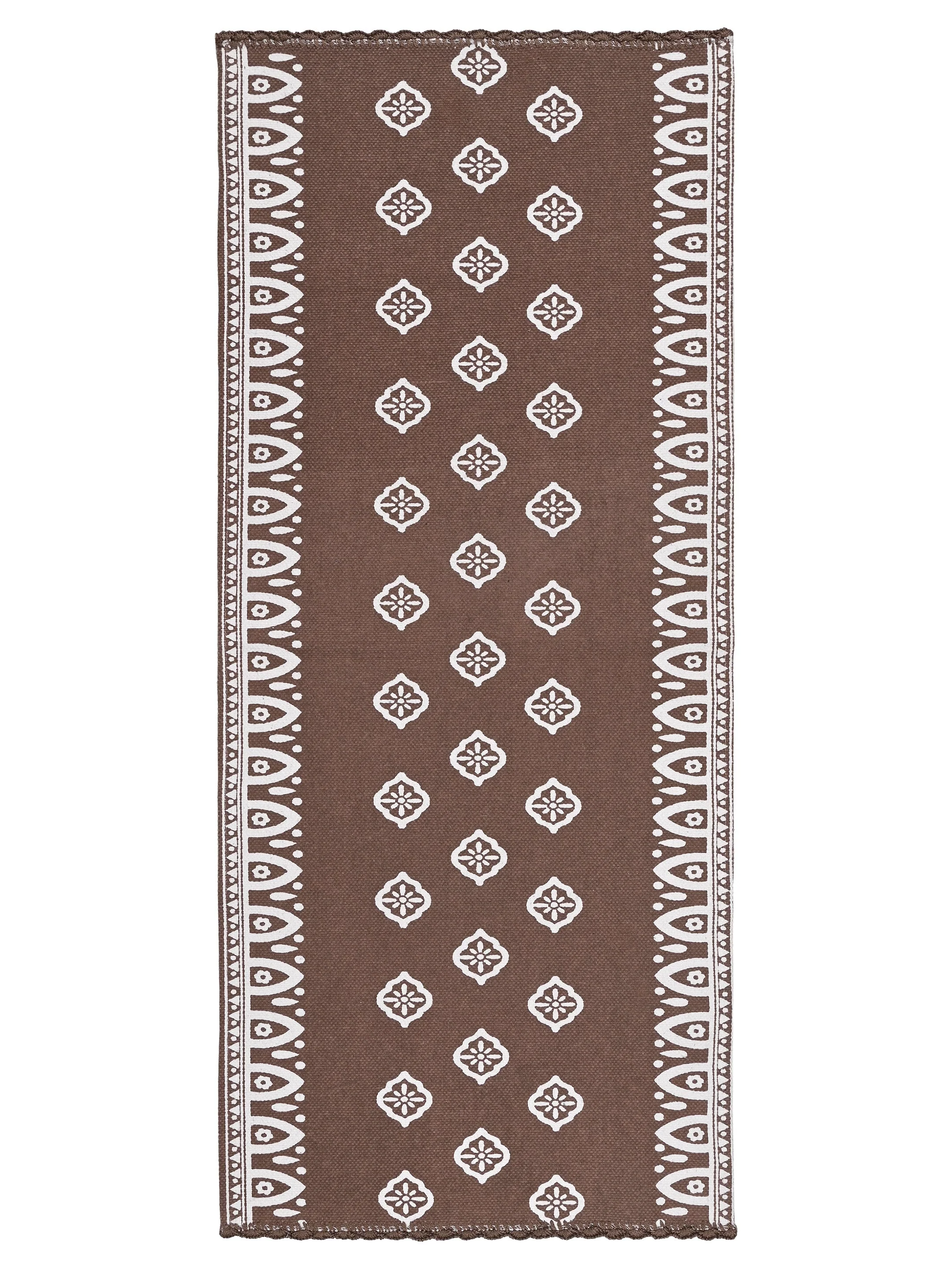 Cotton Dining Table Placemat Set | 4 Mats (33x45 cm) + 1 Runner (45x120 cm) | Set of 5 - Image 3