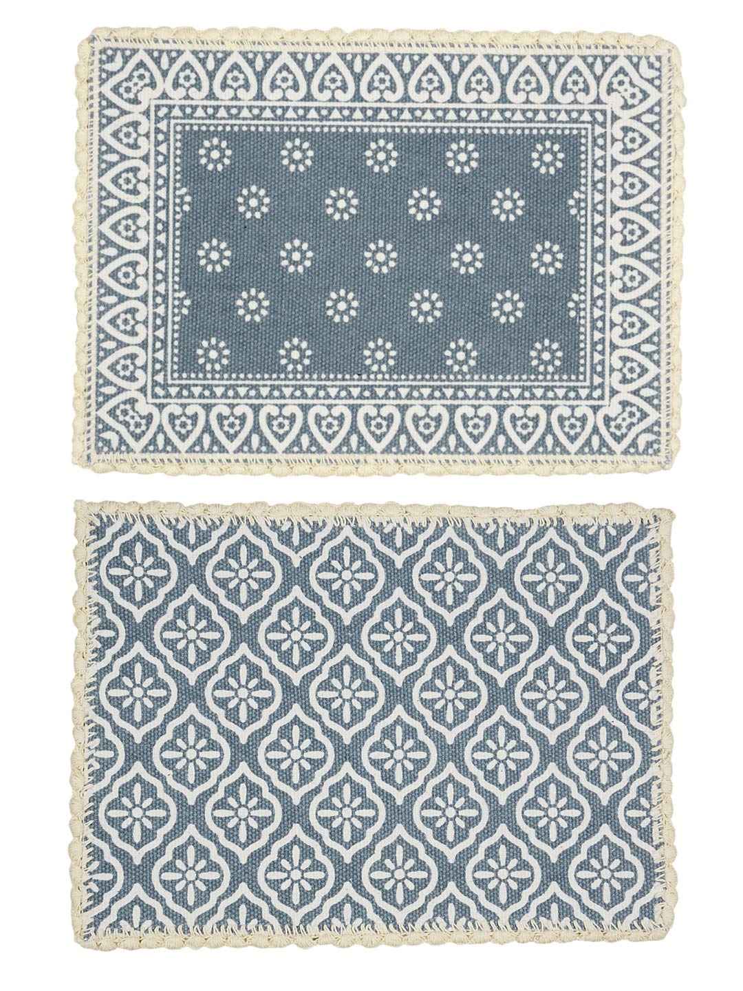 Jute & Cotton Table Mat with Artistic Print | Handcrafted Dining Table Décor - Image 9