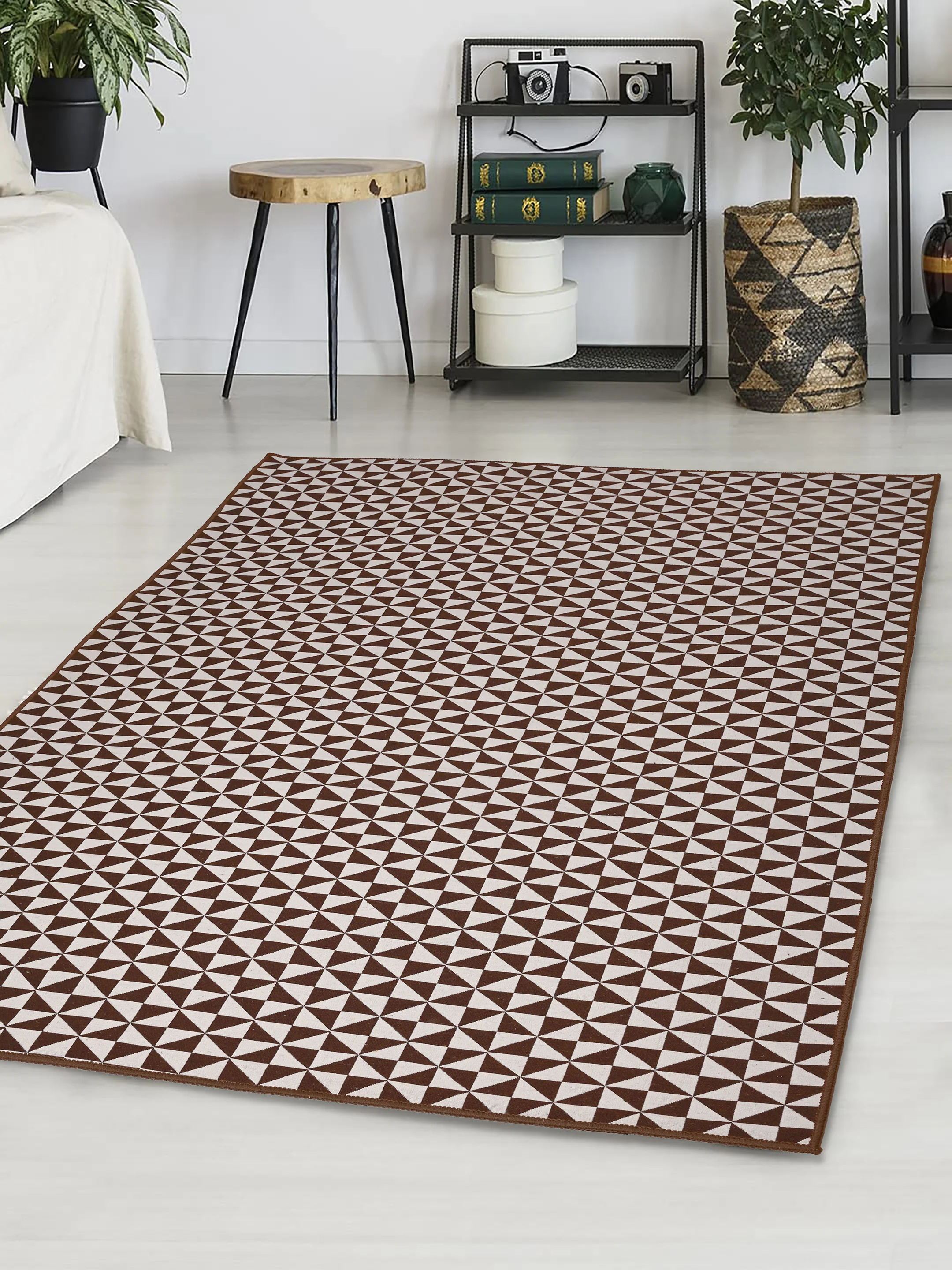 Firki Cotton Plain Surface Carpet | Natural Fabric with Minimalist Appeal - Image 14
