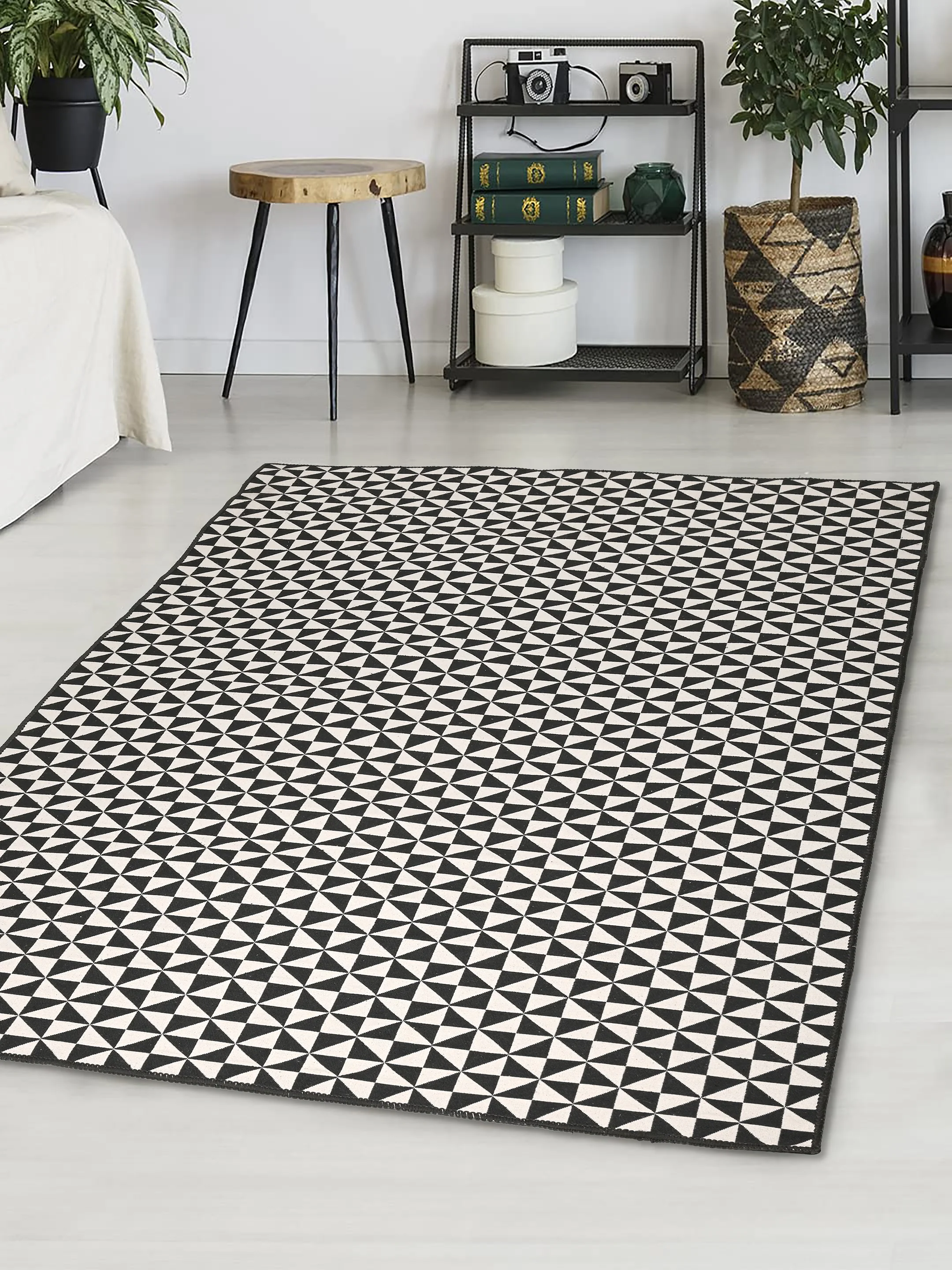 Firki Cotton Plain Surface Carpet | Natural Fabric with Minimalist Appeal - Image 21