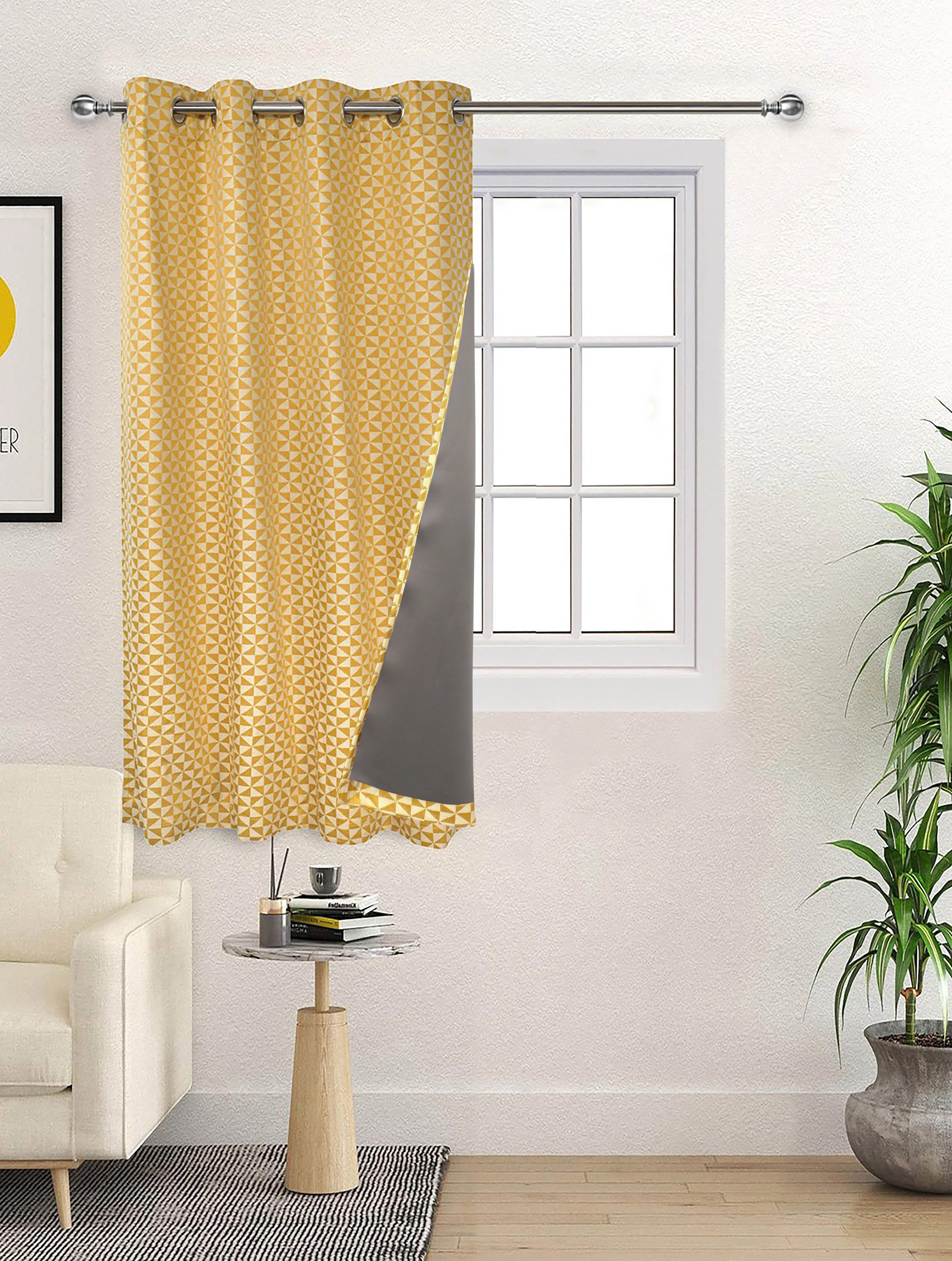 FIRKI Damask Cotton Blackout Curtains | Elegant Finish - Image 11