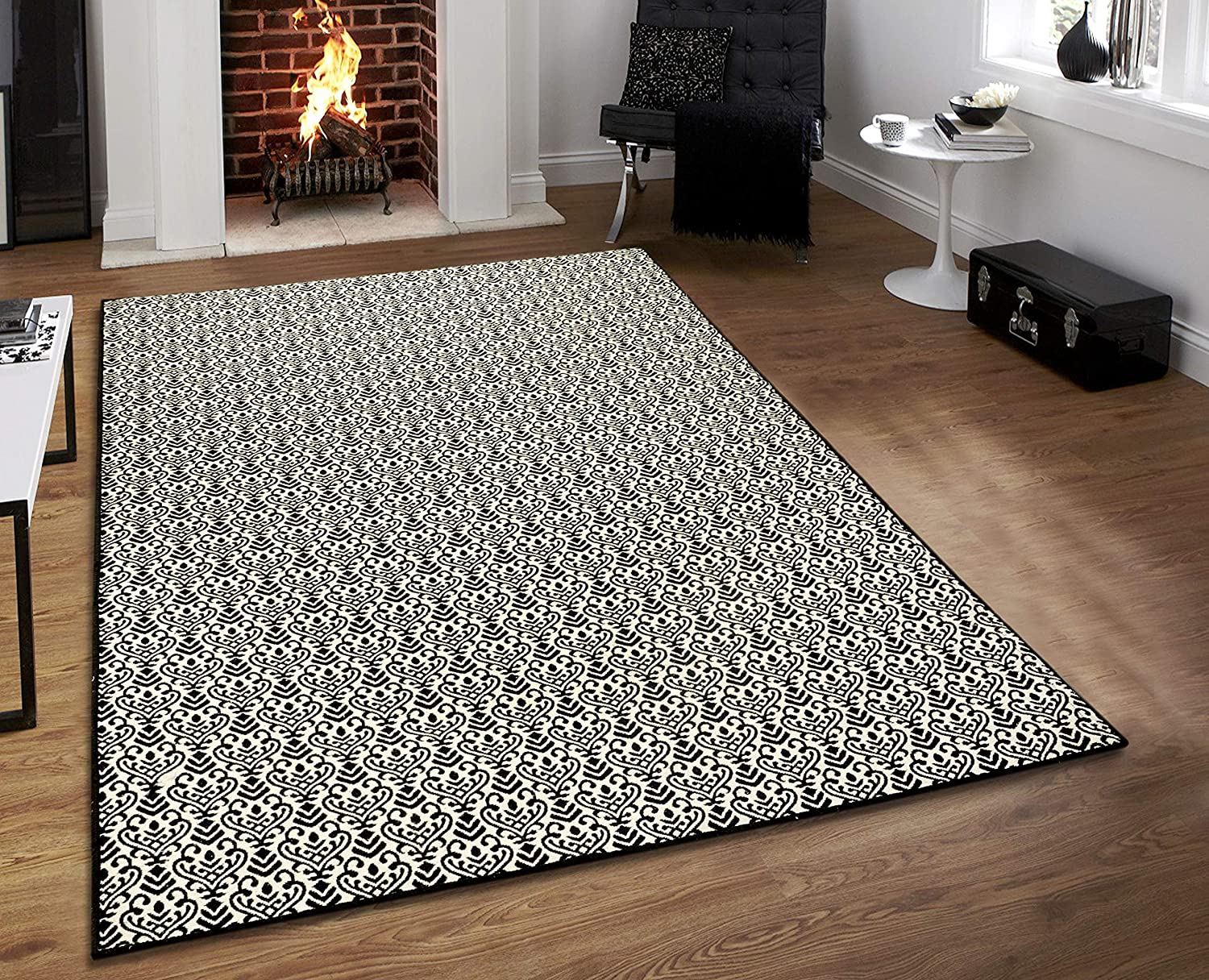 Fleur Cotton Runner | Elegant Floral Pattern & Non-Slip Backing - Image 6