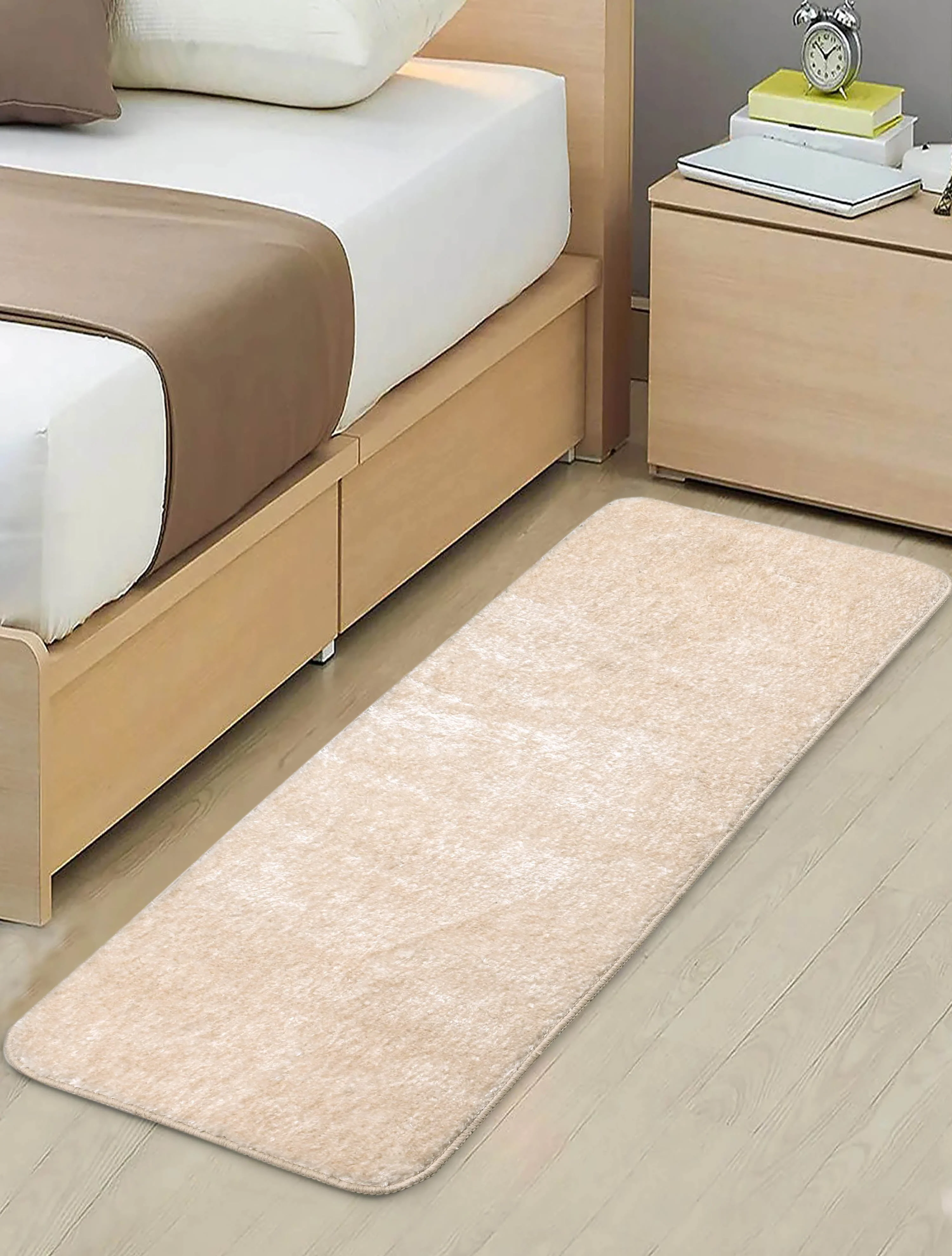 FLORA Glossy Yarn Medium Pile Runner | Soft & Shiny Floor Accent - Image 21