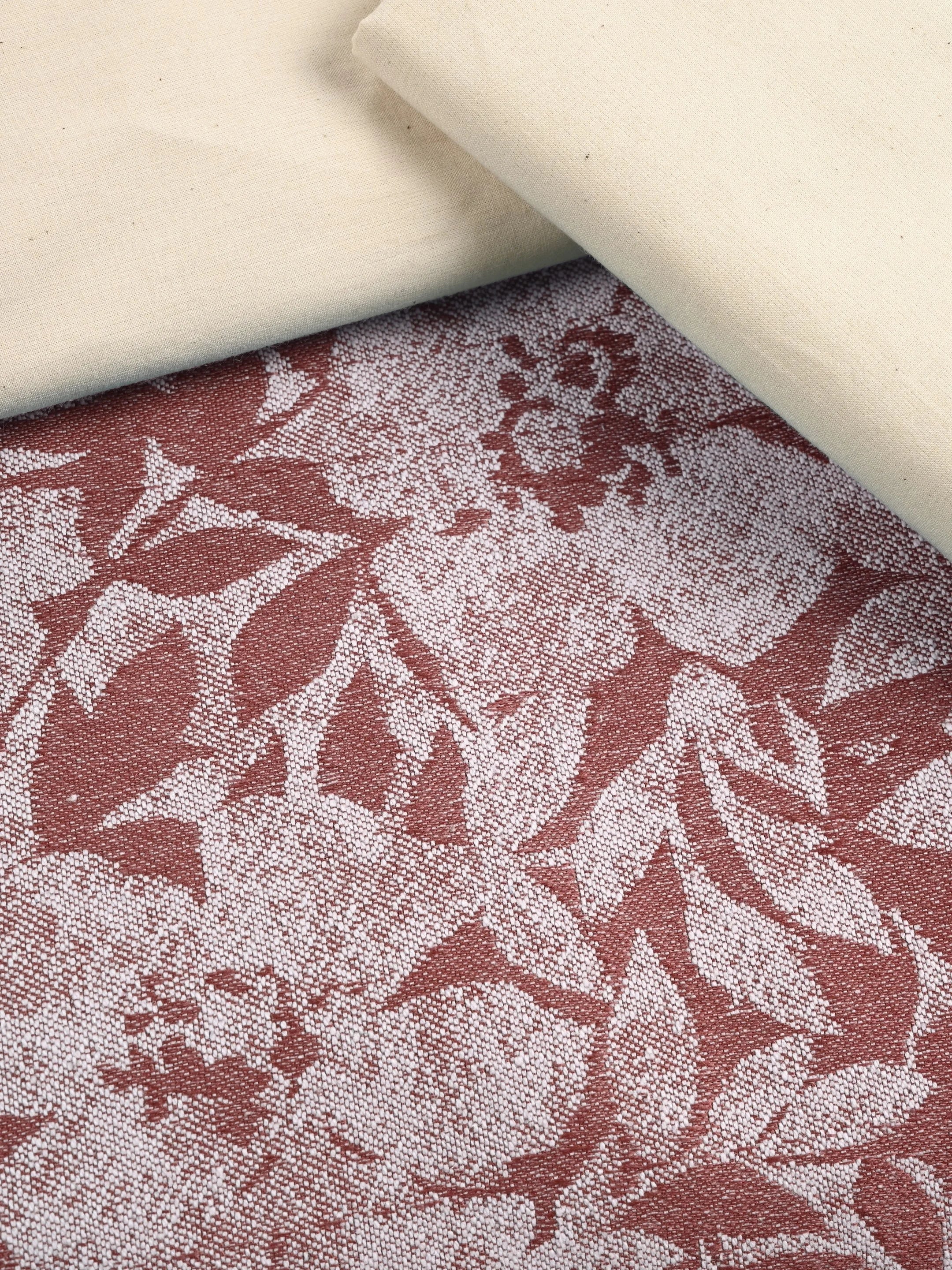 GIFT BOX | Kanan Mauve Cotton Bedsheet-Cover | Matching Mauve Reversible Quilt/Comforter | Combo Set For Gift & Daily Use - Image 7