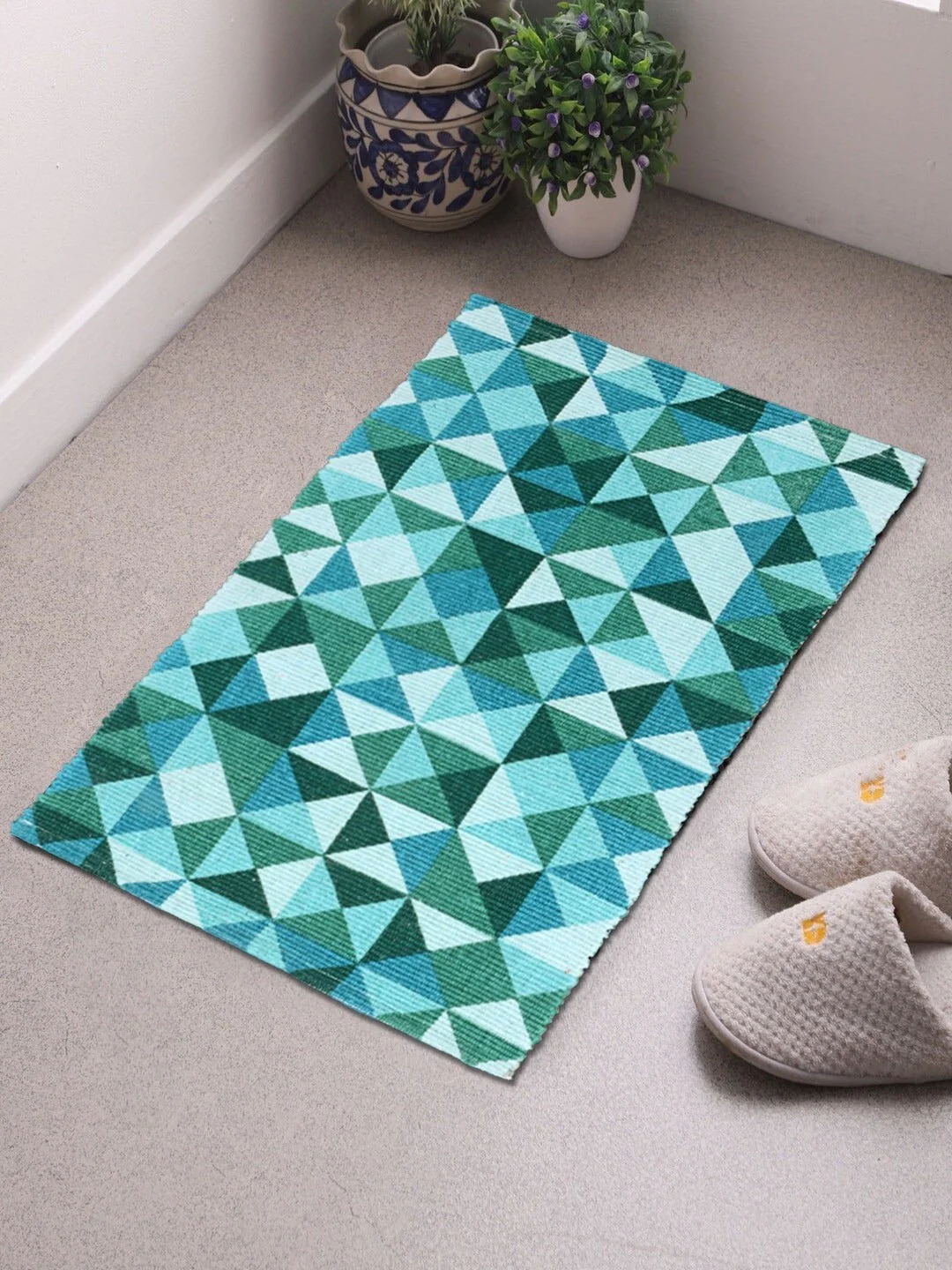 Jaisi Multiuse Cotton Anti-Slip Runner | Versatile Design for Kitchen & Entryways