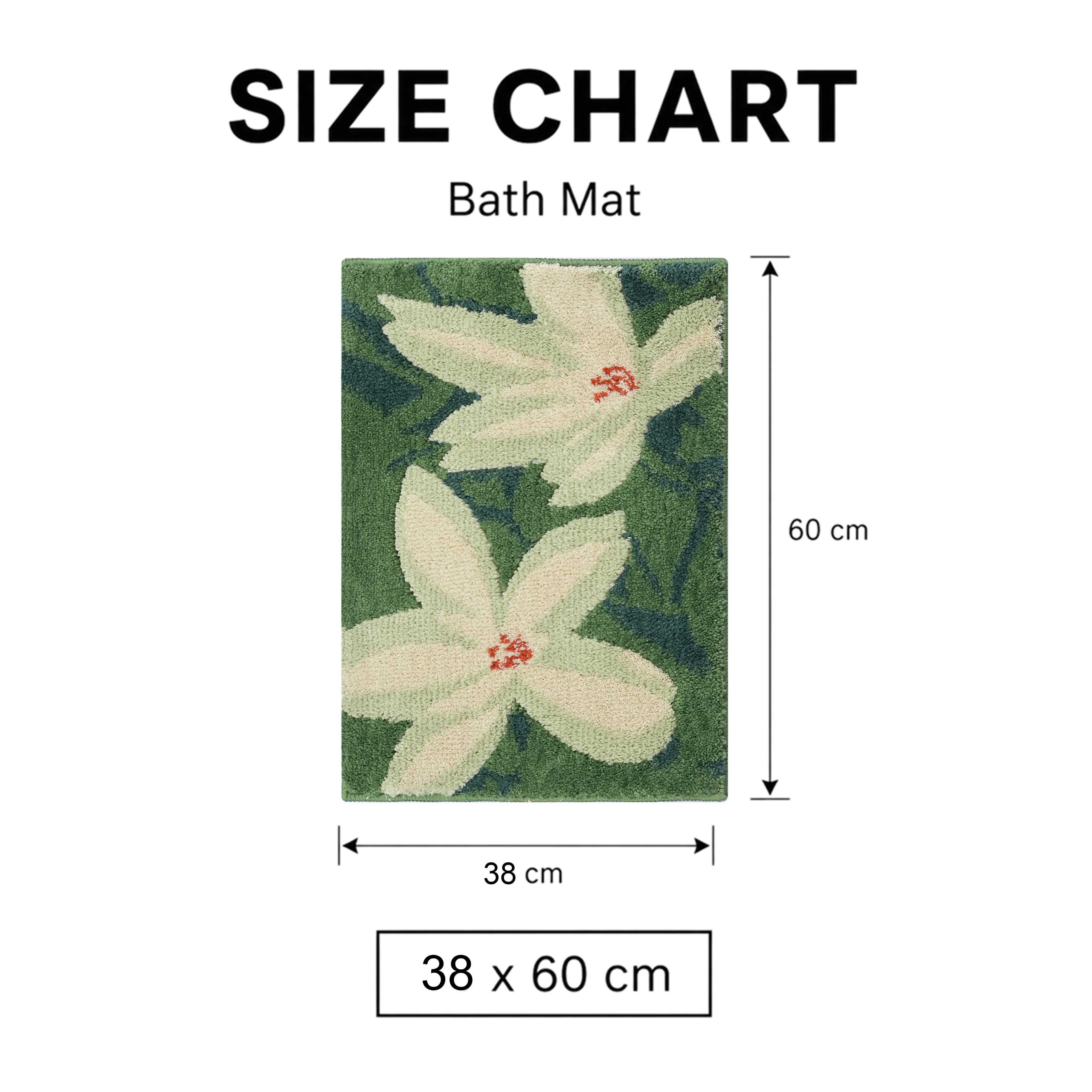 Jasmine Microfiber Bath Mat | Soft & Absorbent Bathroom Floor Mat | Quick Dry & Washable - Image 7