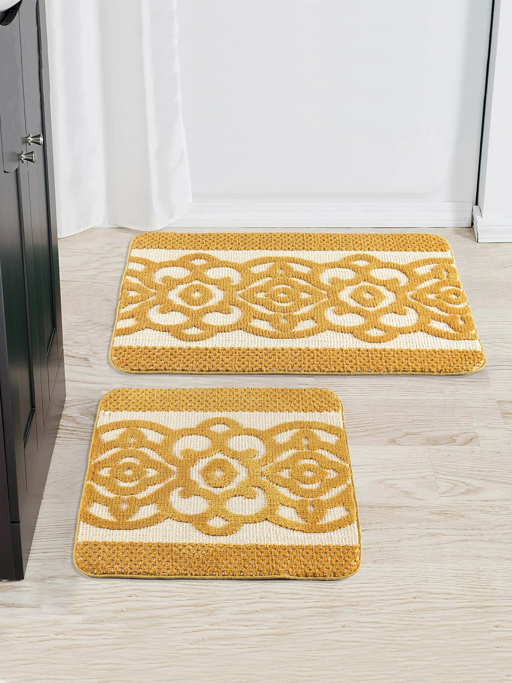 KARO Soft Anti-Slip Bath Set | 2-Piece Microfiber Set