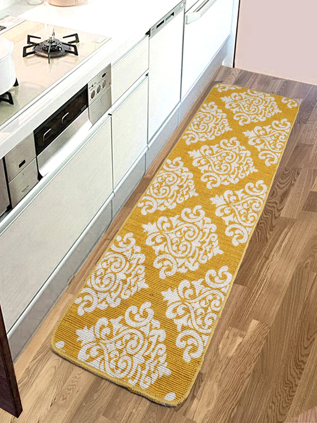 Leela Cotton Floor Runner | Soft Weave for Kitchen & Bedside Spaces - Image 13