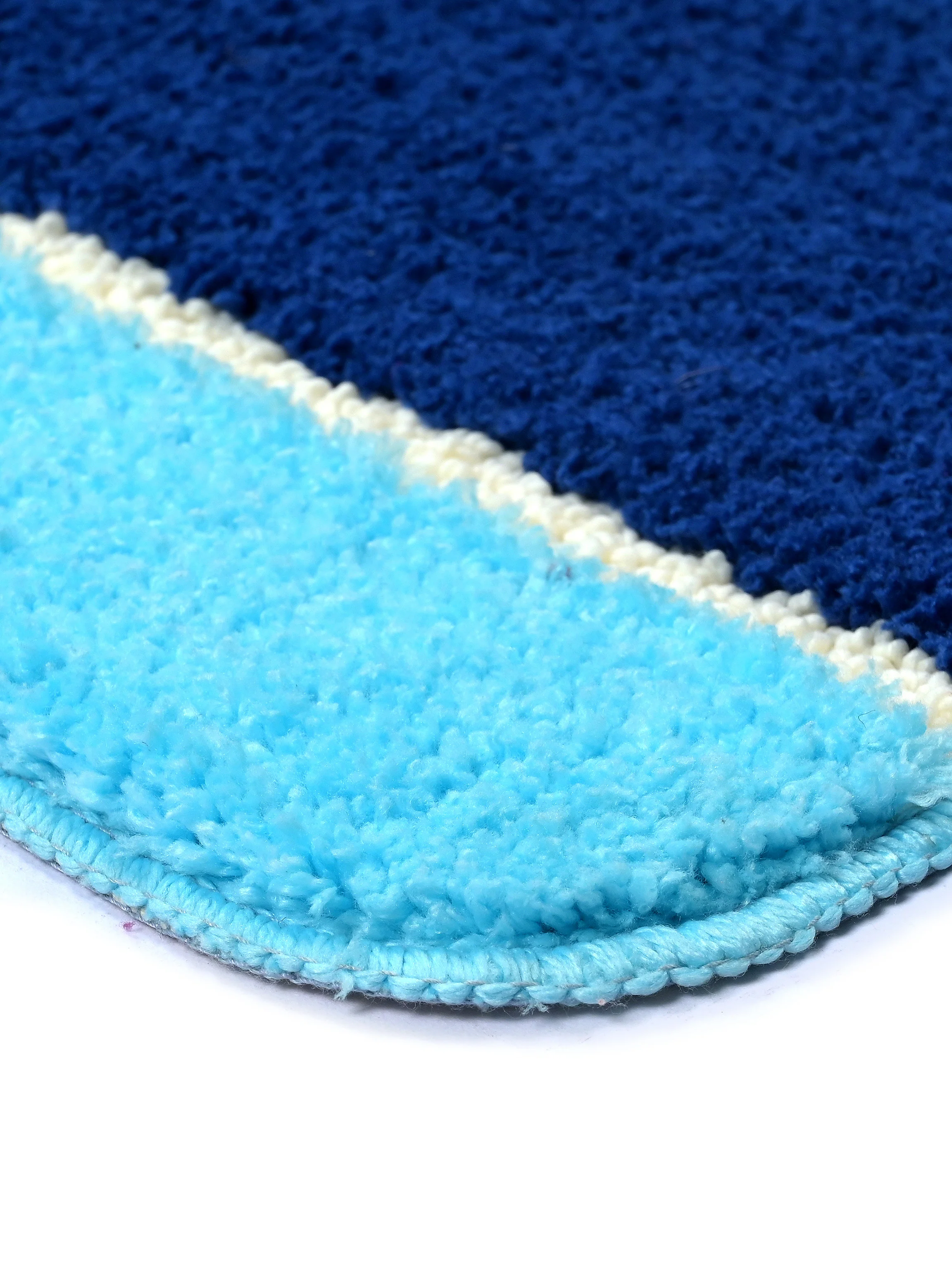 Solid-Stripe Soft Microfiber Anti-Slip Bath Runner – Plush & Durable - Image 19