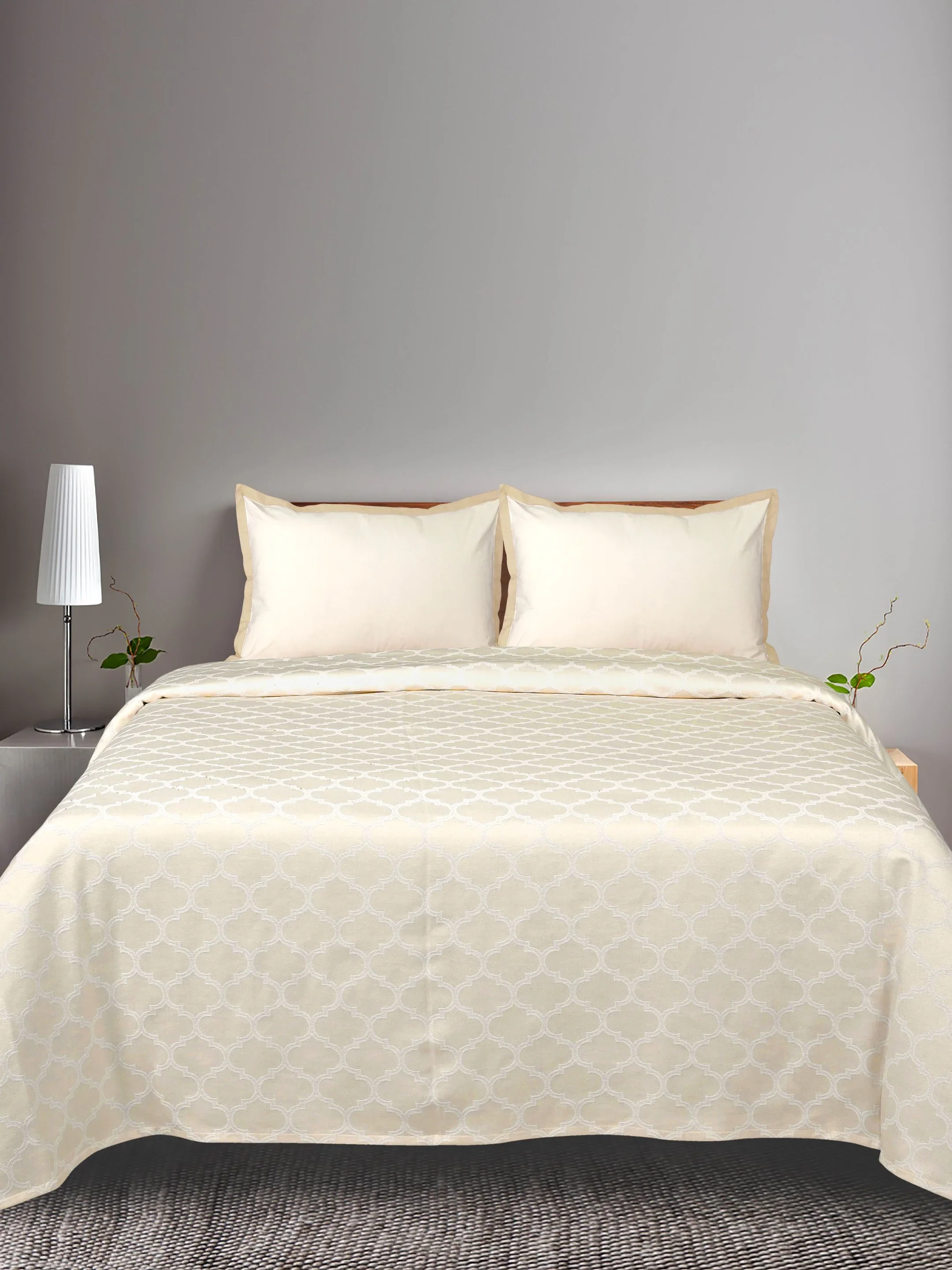 Noor Cotton Bed Cover-Sheet Set with 2 Pillow Covers - Image 17