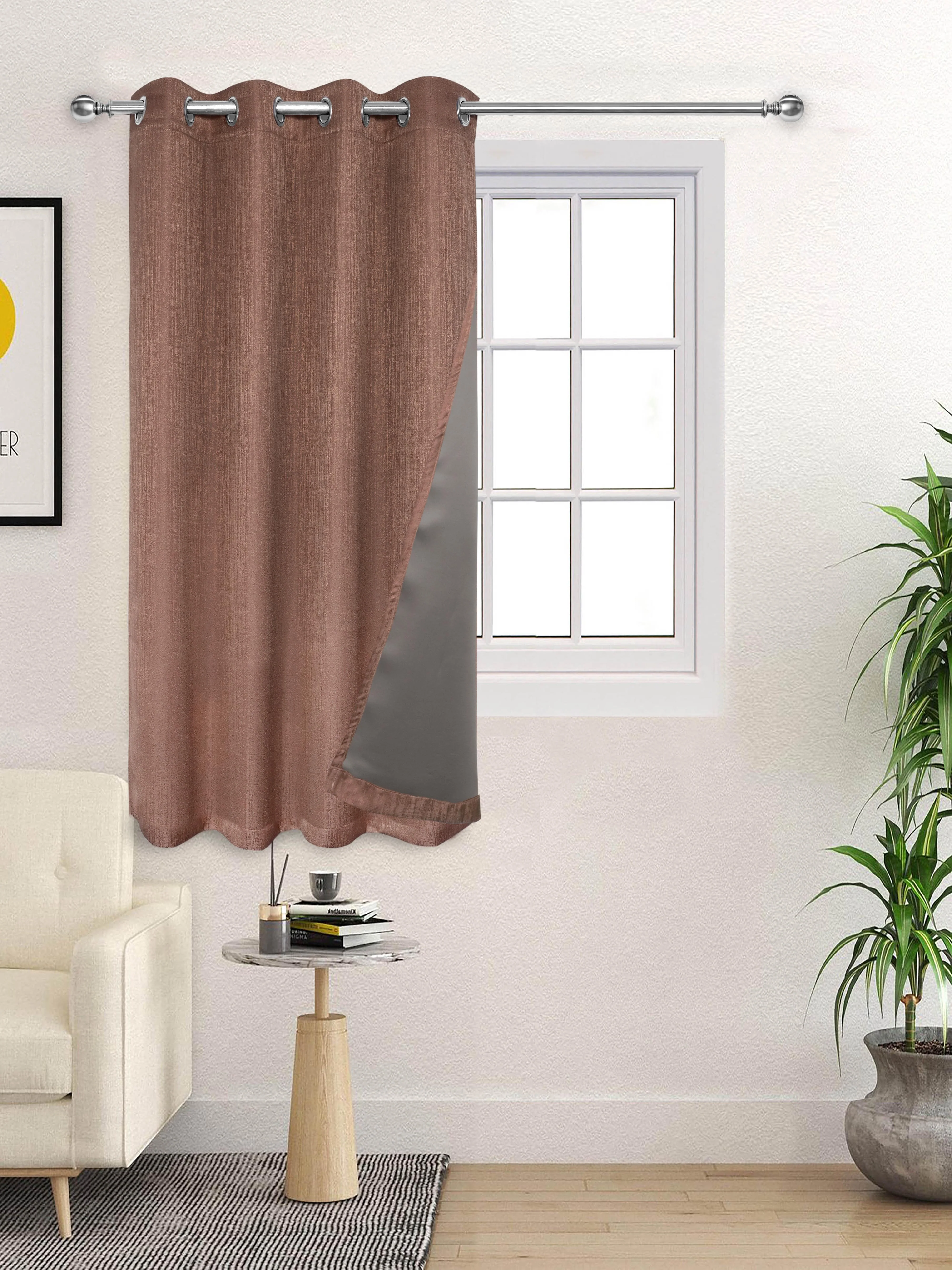 PEARL Curtain | Washable Non-Fading Non Shrinking |Textured Pattern - Image 2