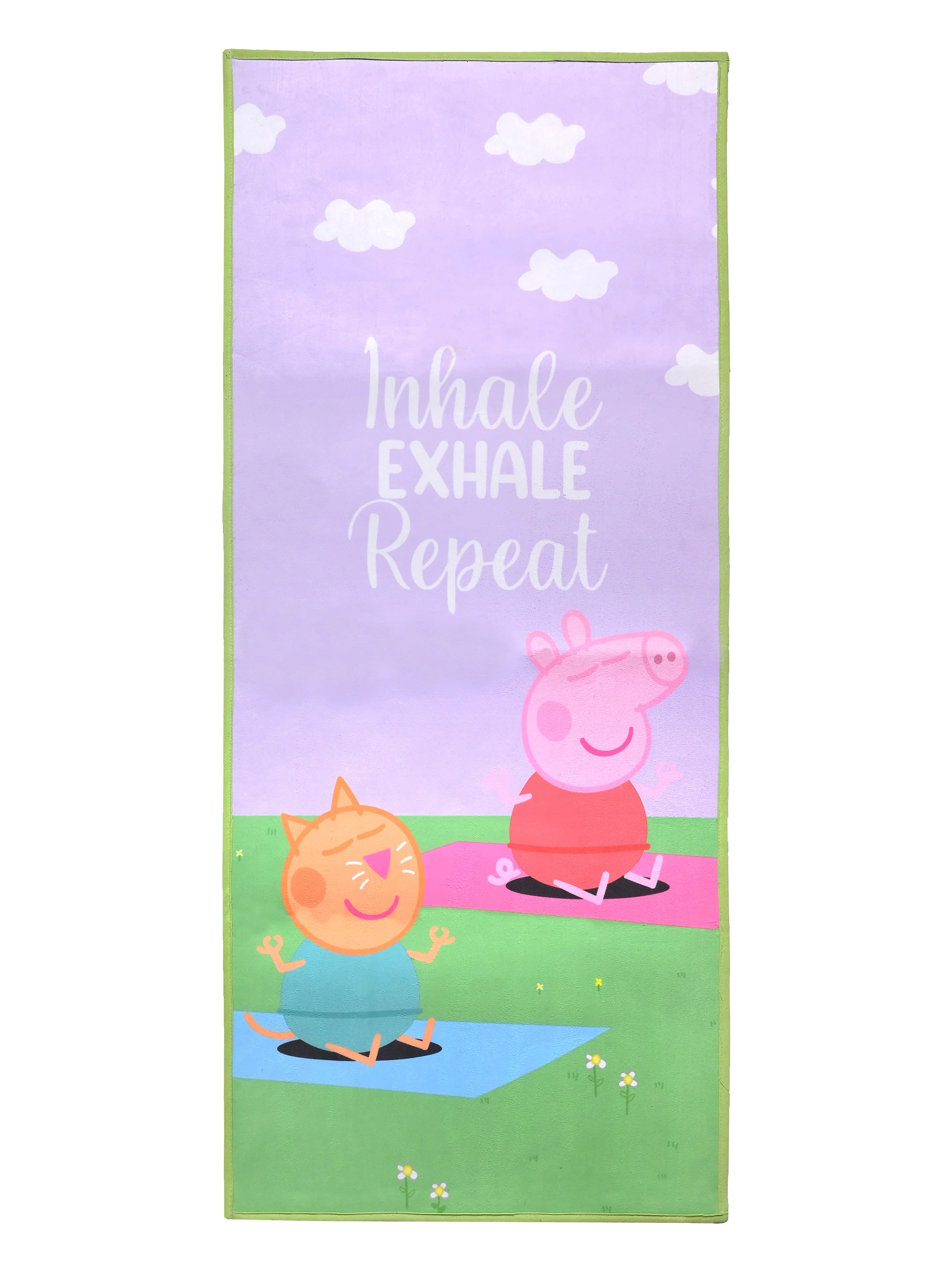 Peppa Pig Adventure Yoga Mat | All-Purpose Workout Mat for Boys & Girls | Soft Grip | 7mm Thick - Image 2