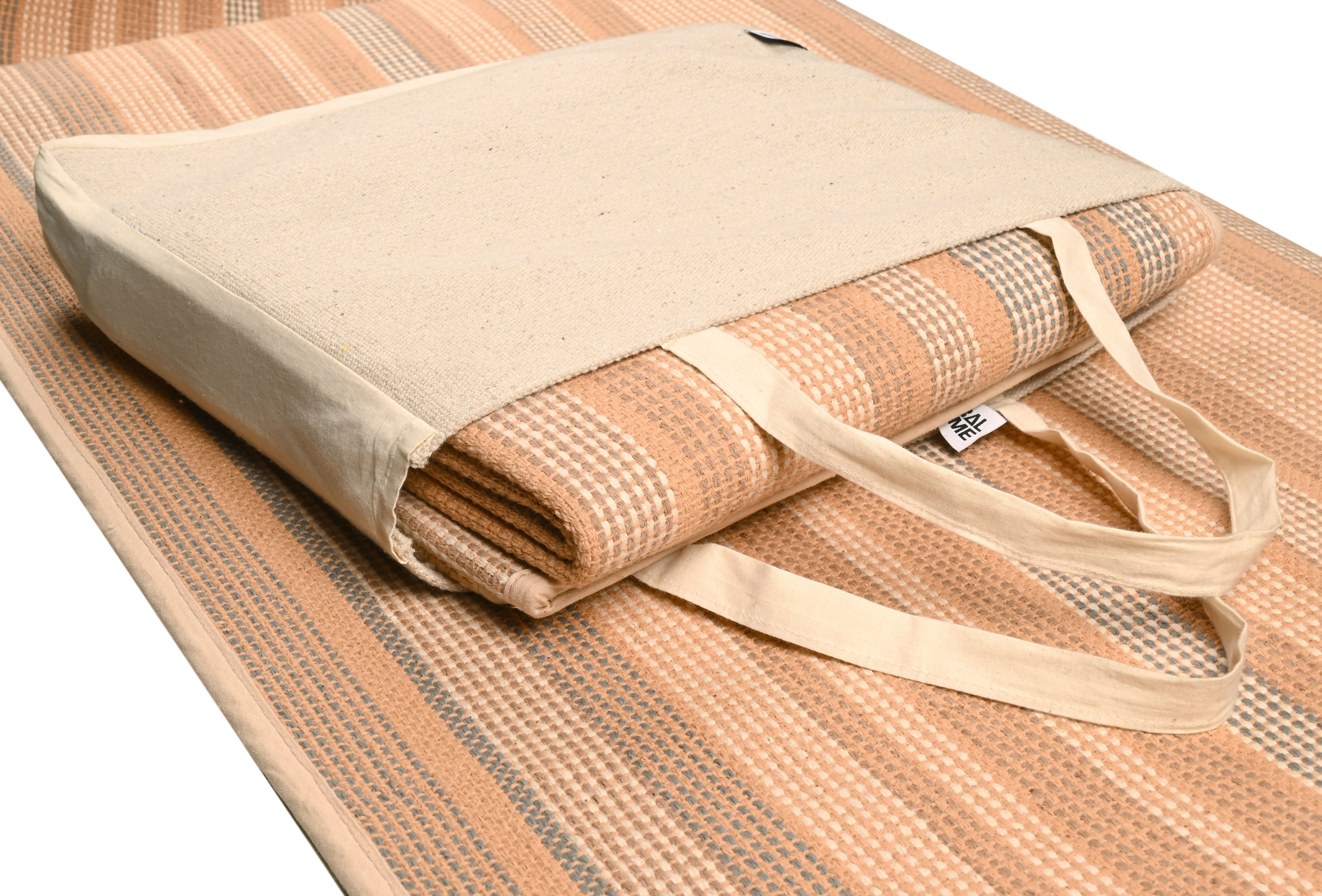 Prana Cotton Yoga Mat | Eco-Friendly & Sweat Resistant - Image 19