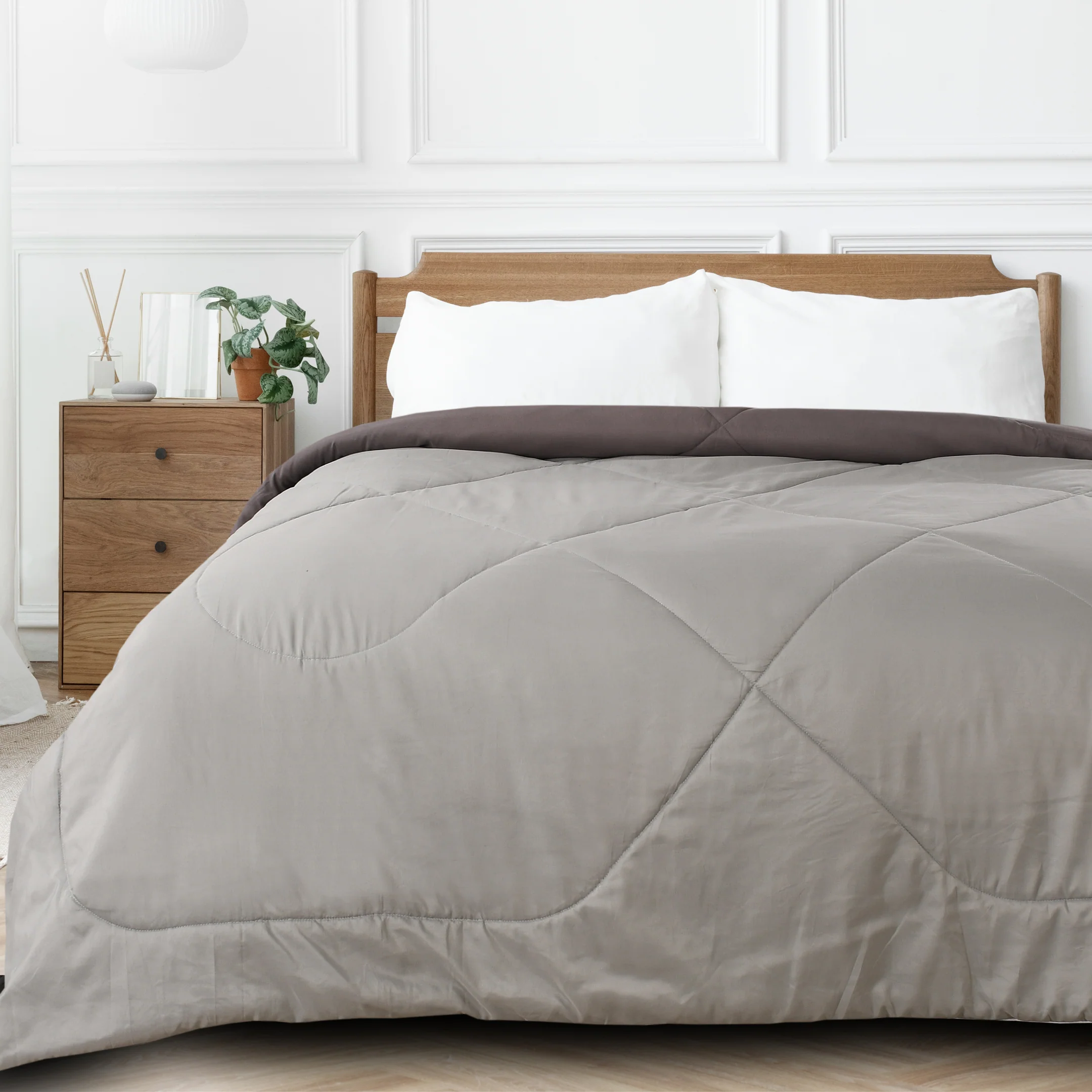 Reversible Solid Cotton Blanket/Comforter - Image 22