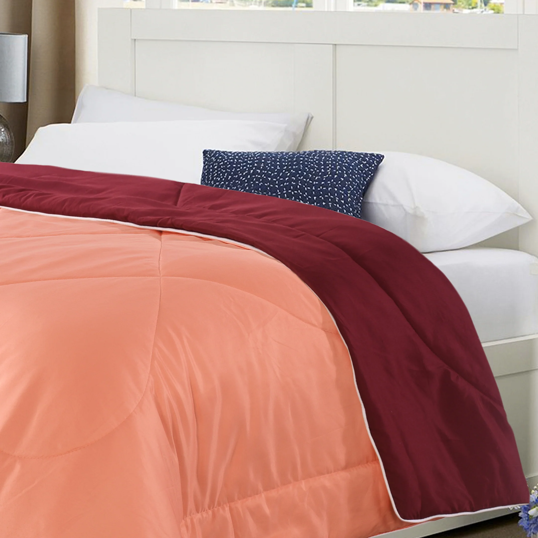 Reversible Solid Cotton Blanket/Comforter - Image 35
