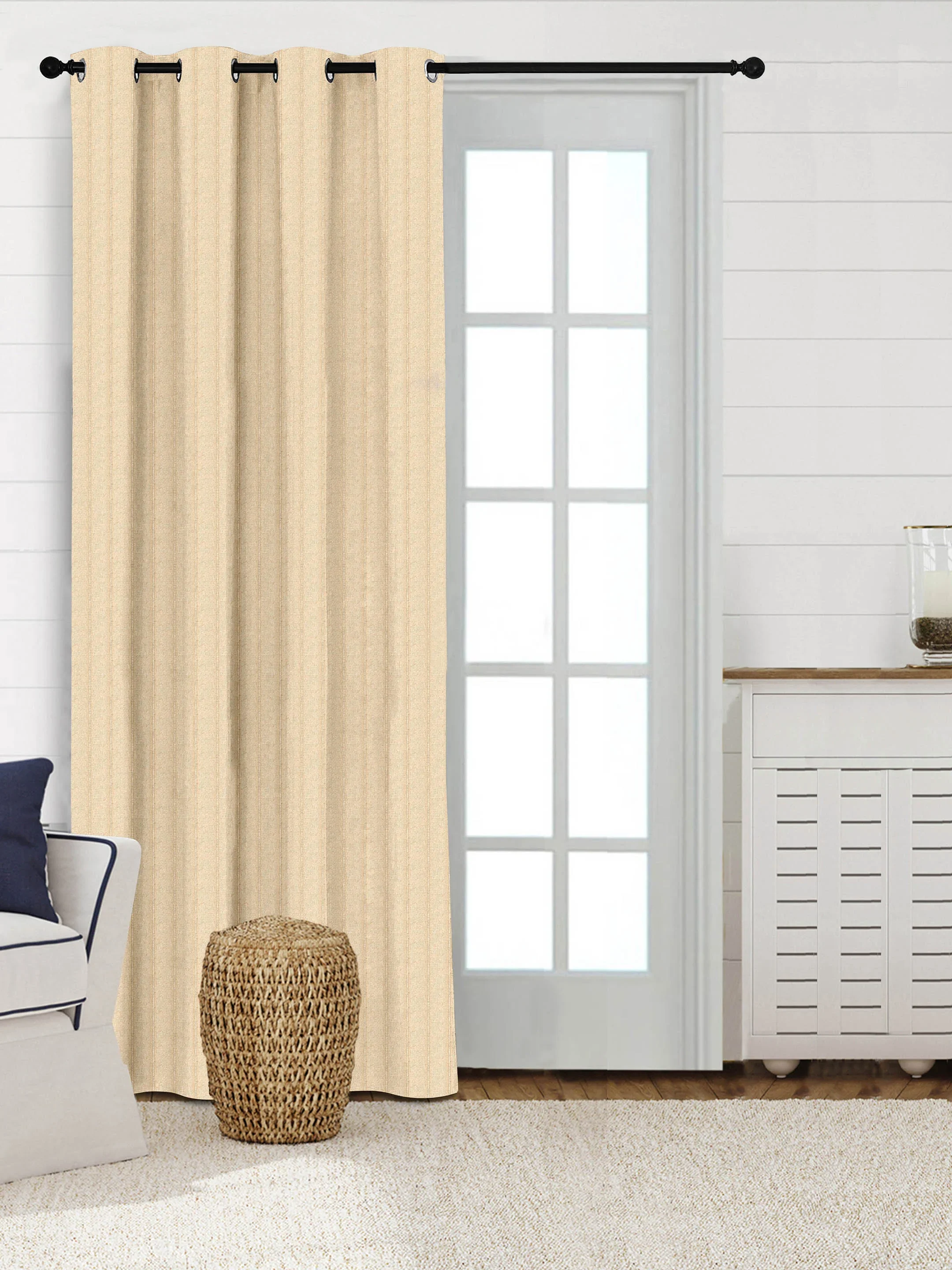 Chawla Handmade Cotton Curtains | Stripes Pattern - Image 21