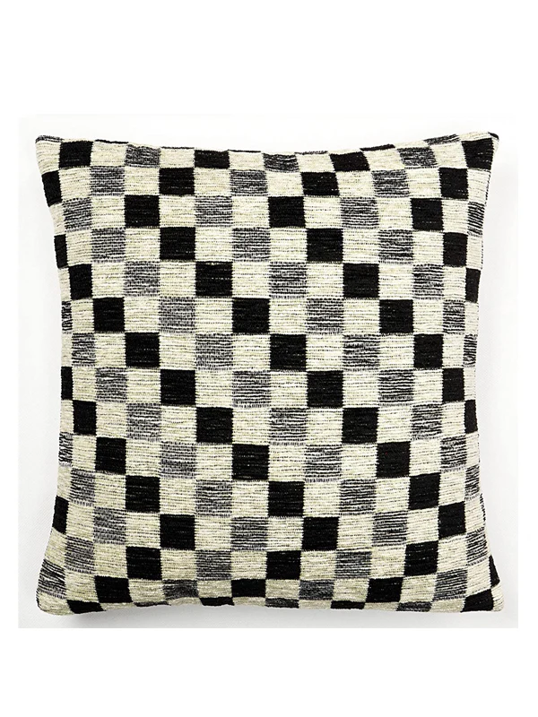 Checkers Cushion Covers | Modern Geometric Design (Set of 2) - Image 8