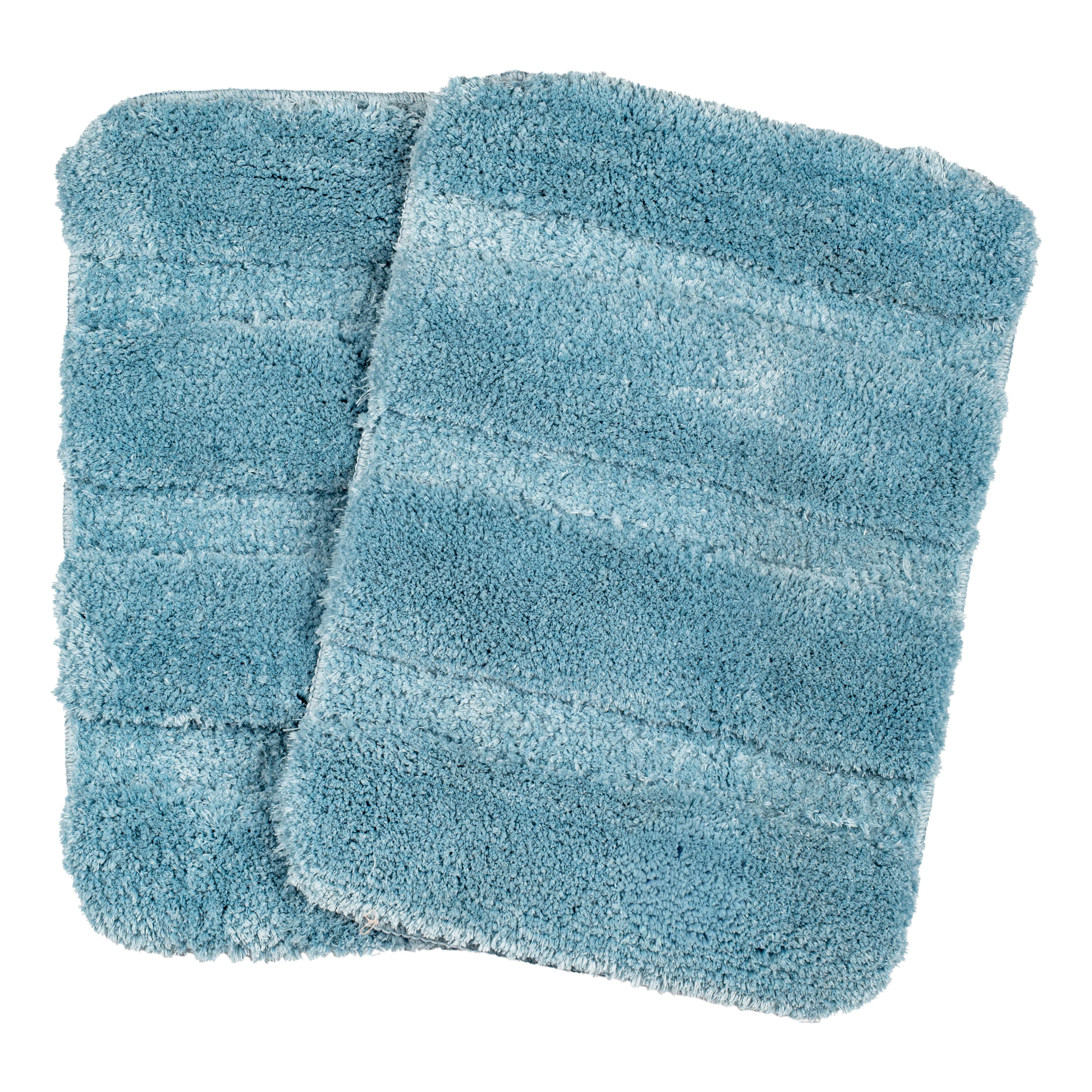 GIA Stripe Soft Microfiber Non Slip Thick Fluffy Soft Bath Mats |Water Absorbing Mat | Washable Quick Drying Foot mat | Home, Bathroom, Bedroom, Kitchen | Floor Mat - Image 21