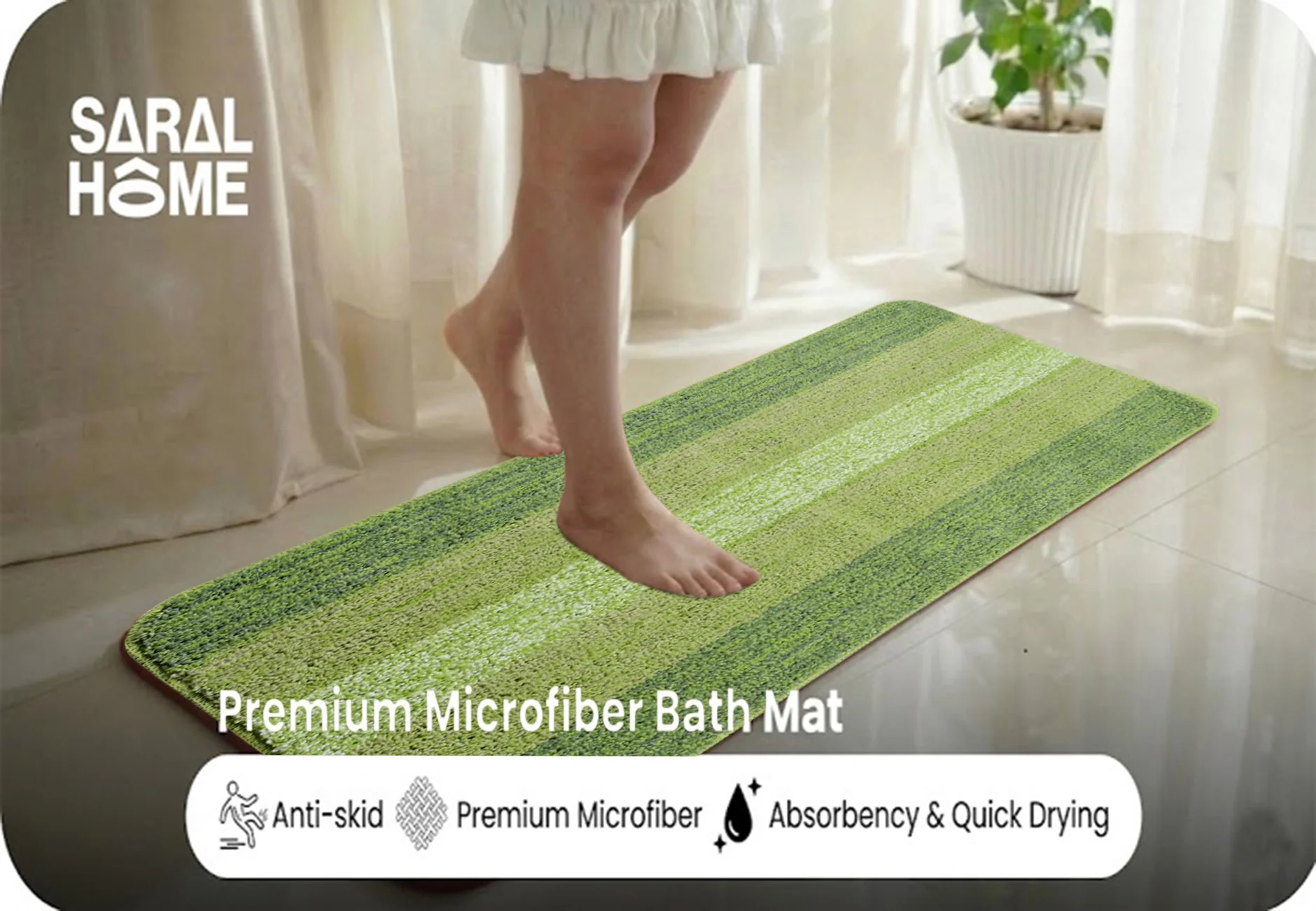 Microfiber Antiskid Runner | Soft Texture with Non-Slip Backing - Image 17