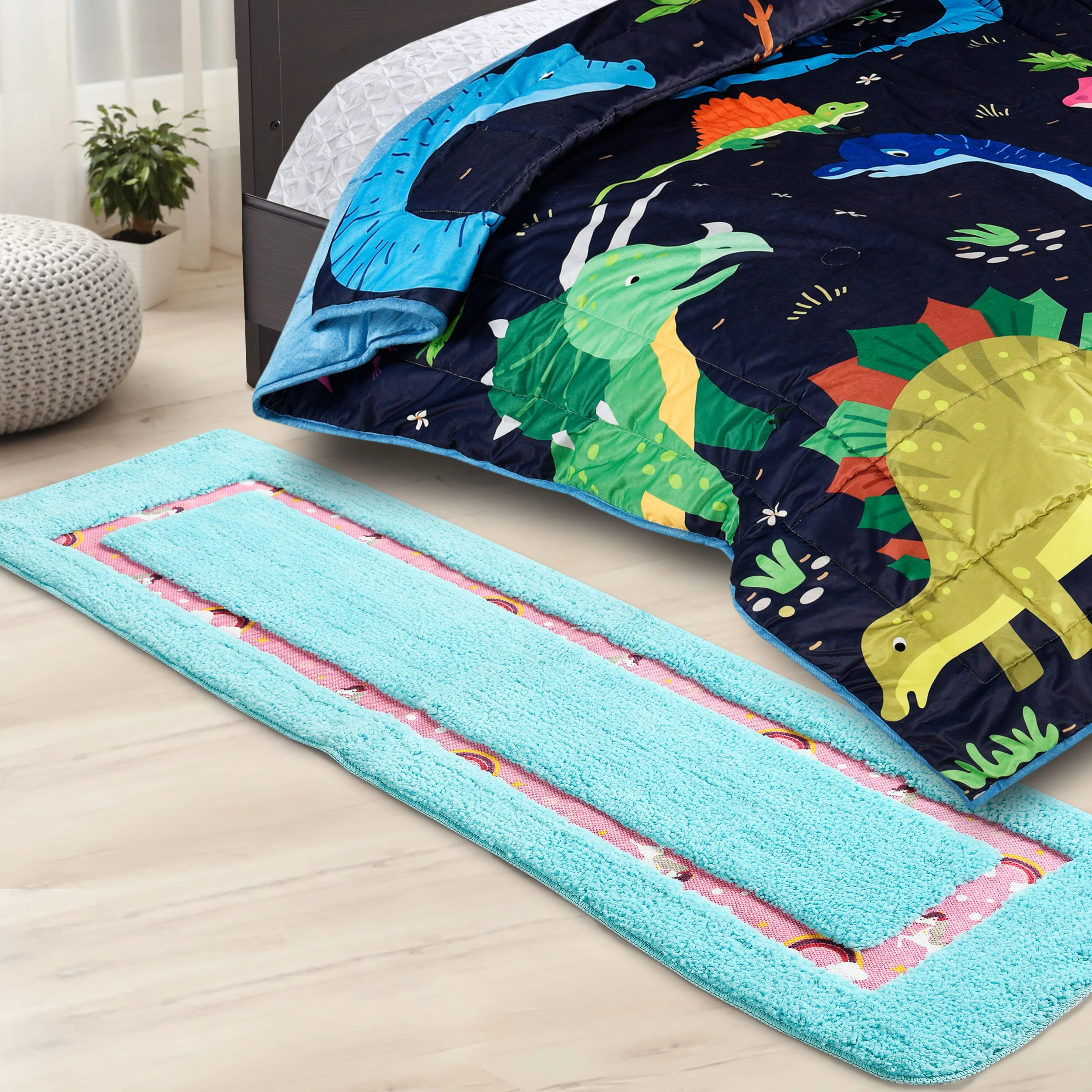 Unicorn Printed Soft Microfiber Runner | Multi-Purpose Use (40x140 cm) - Image 3