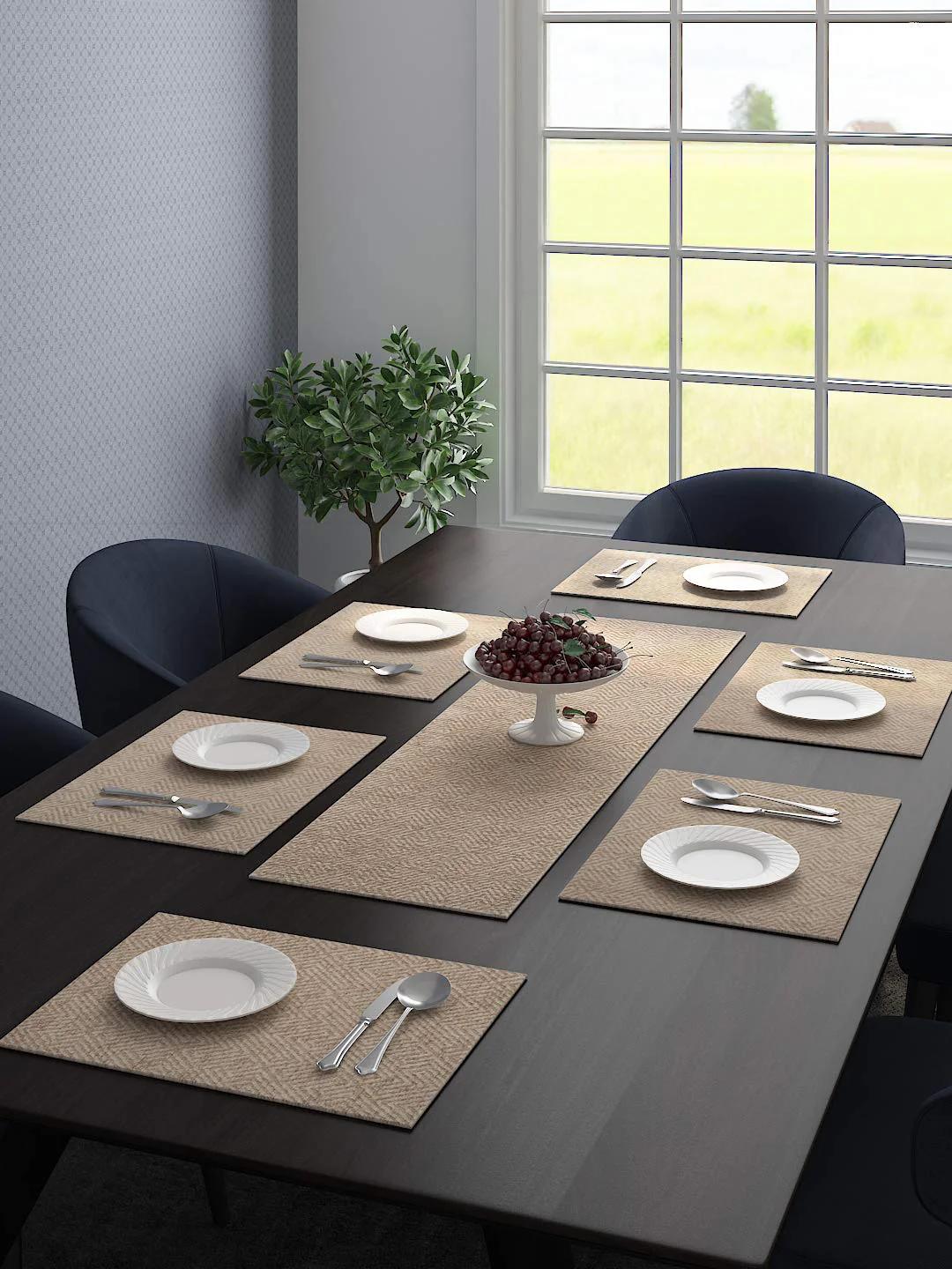 Unique Quality Viscose Dining Table & Kitchen Placemats | Set of 6 - Image 17