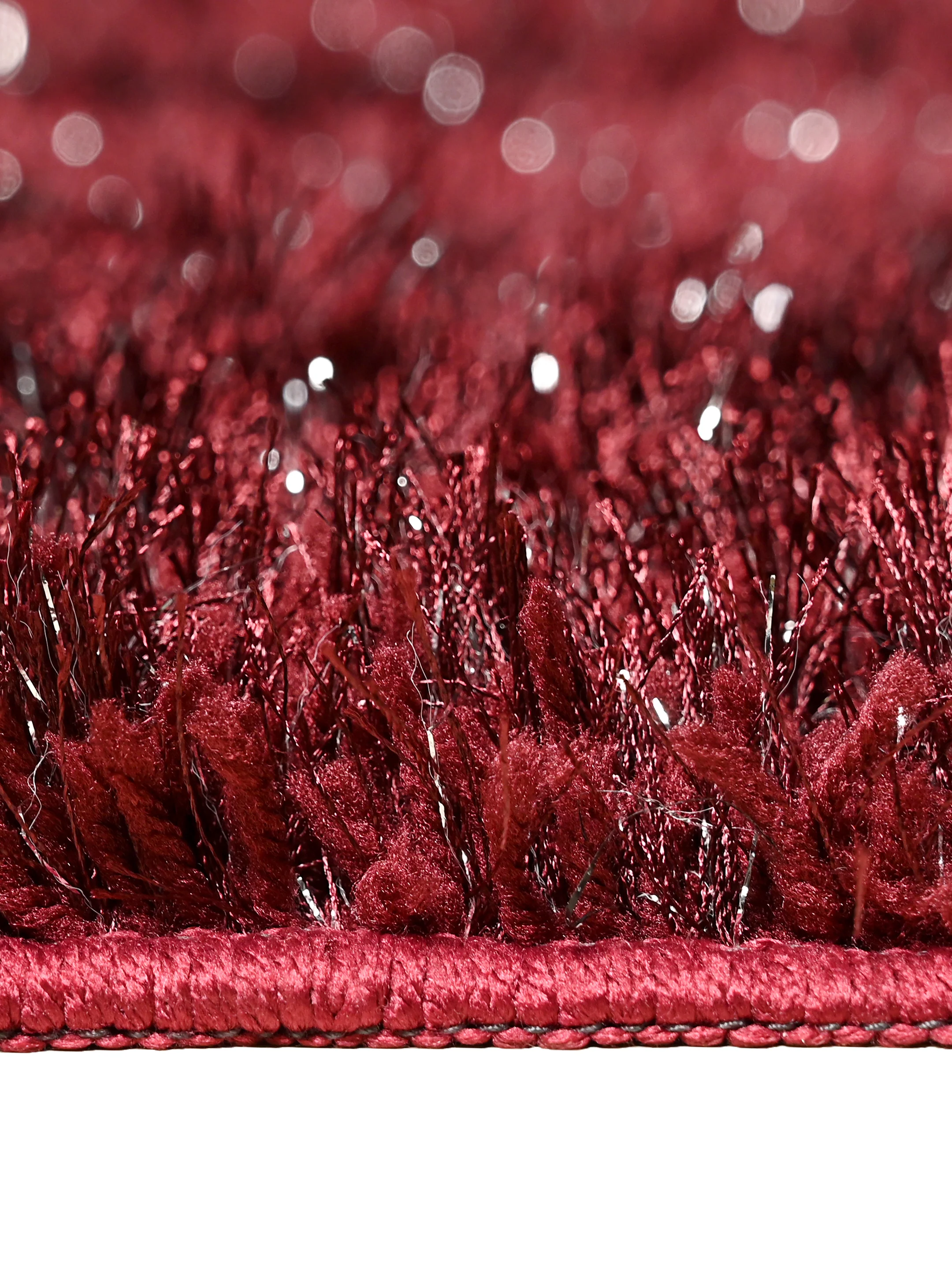 Shaggy Medium Shiny Pile Runner | Anti-Slip Modern Floor Rug - Image 24