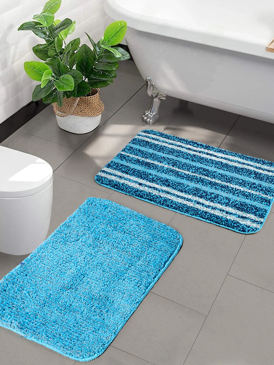 Stripe Microfiber Anti-Skid Bathmat | Multiple Sizes Available - Image 20