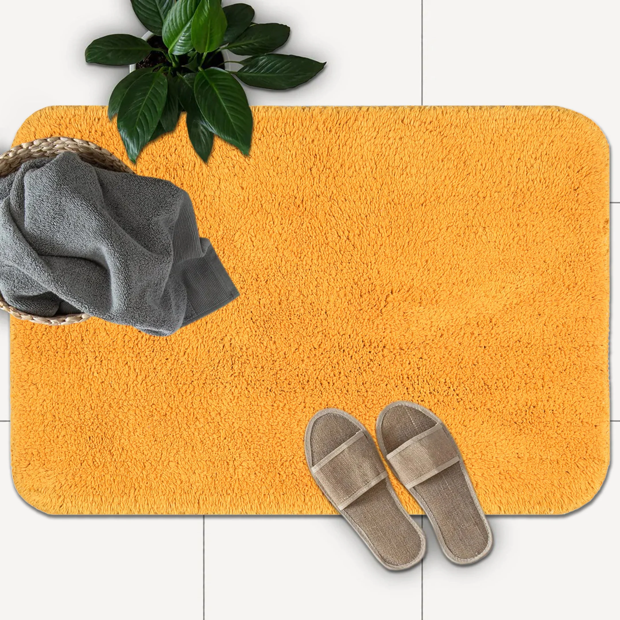 Cotton Bathmat Set of 2 | Soft & Anti-Skid | 40x60 cm - Image 30