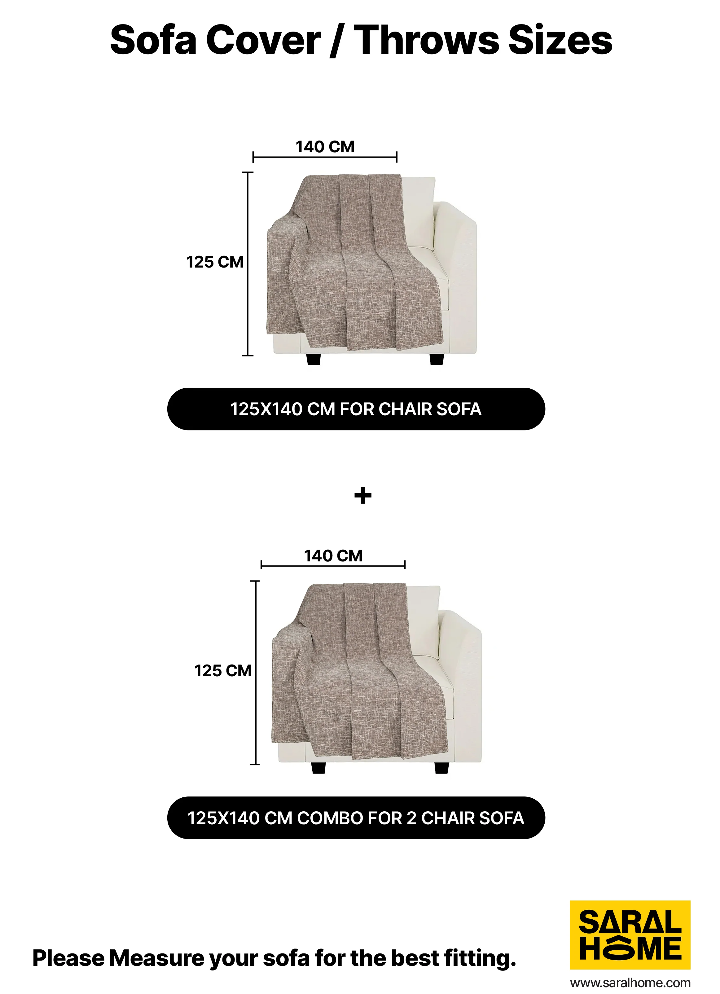Tic-Tac Velvet Cotton Sofa Throw Cover | Textured Grid Design - Image 8