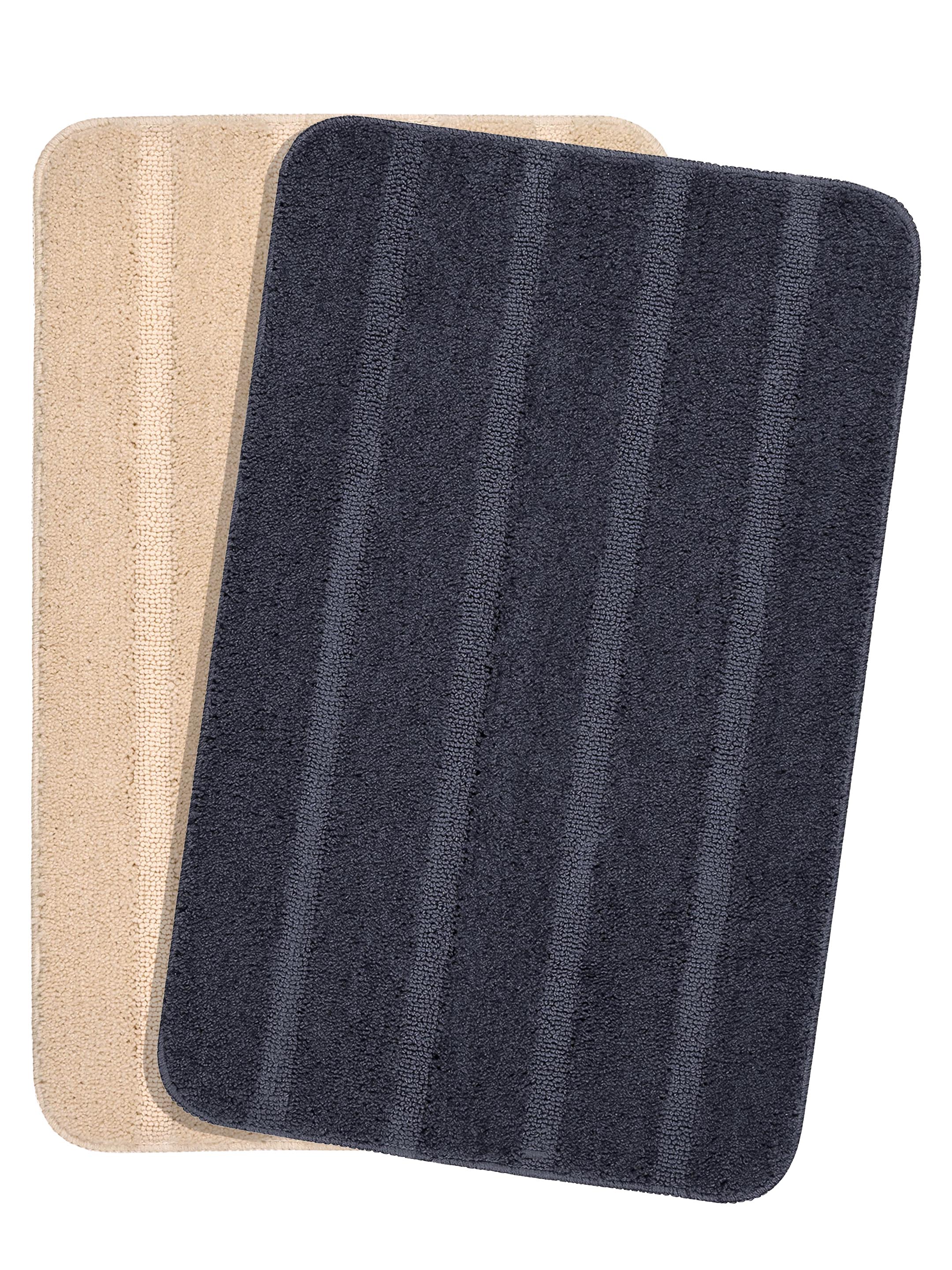 High Low Loop Microfiber Bathmat Set | Anti-Slip & Soft - Image 39