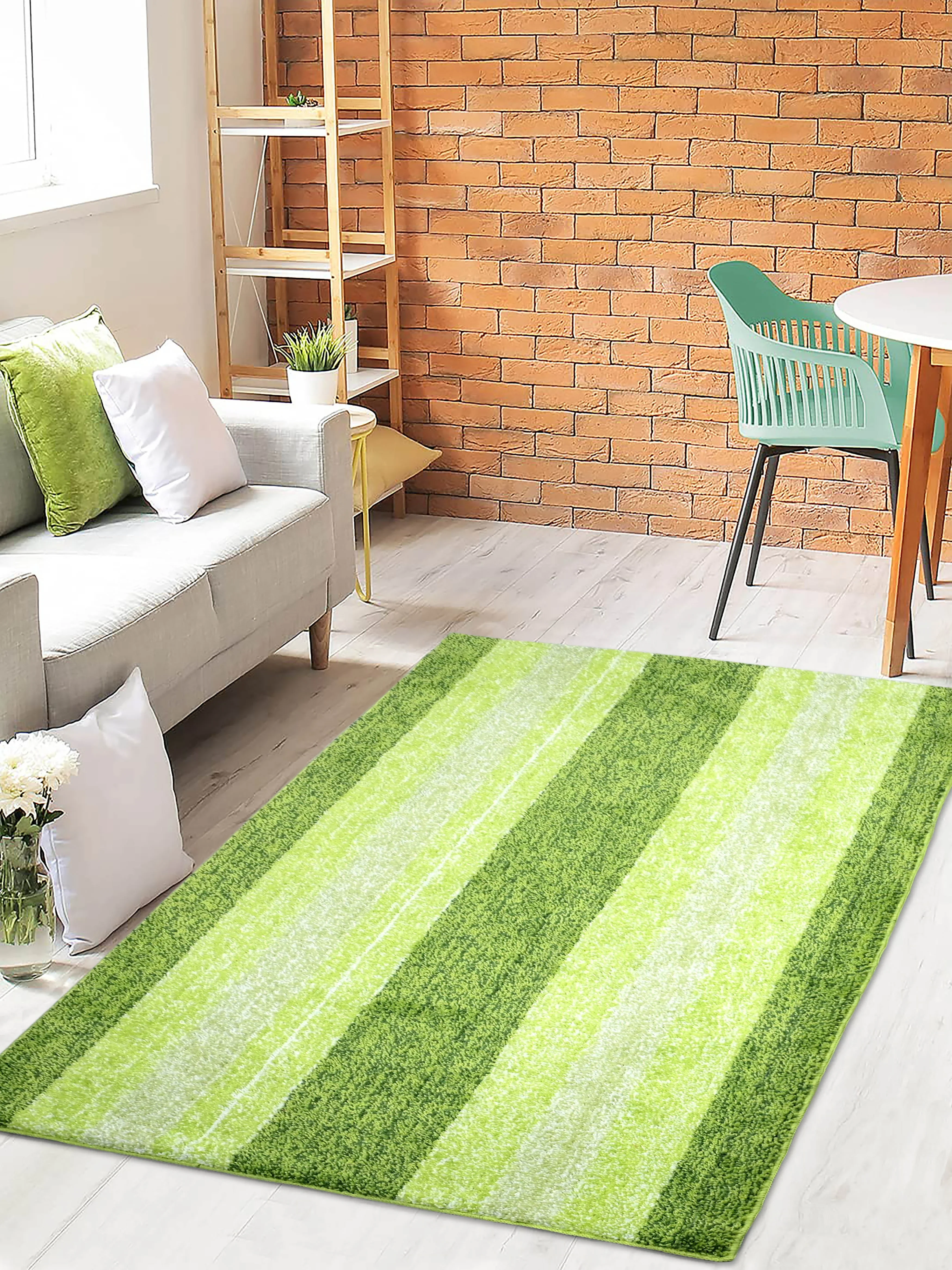 STRIPE Soft Microfiber Anti Slip Carpet & Runner - Image 24