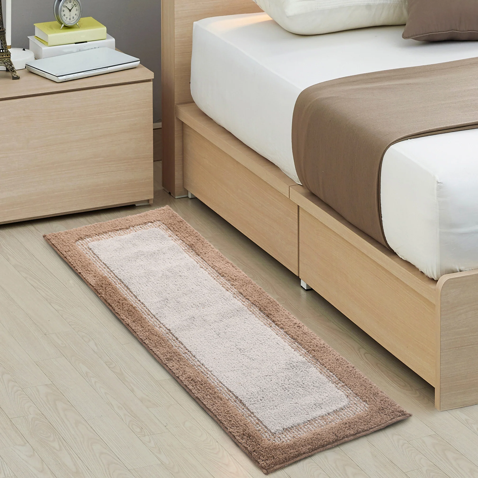 ELYEESE Soft Anti-Slip Bathmat | Runner Style | Premium Microfiber - Image 87