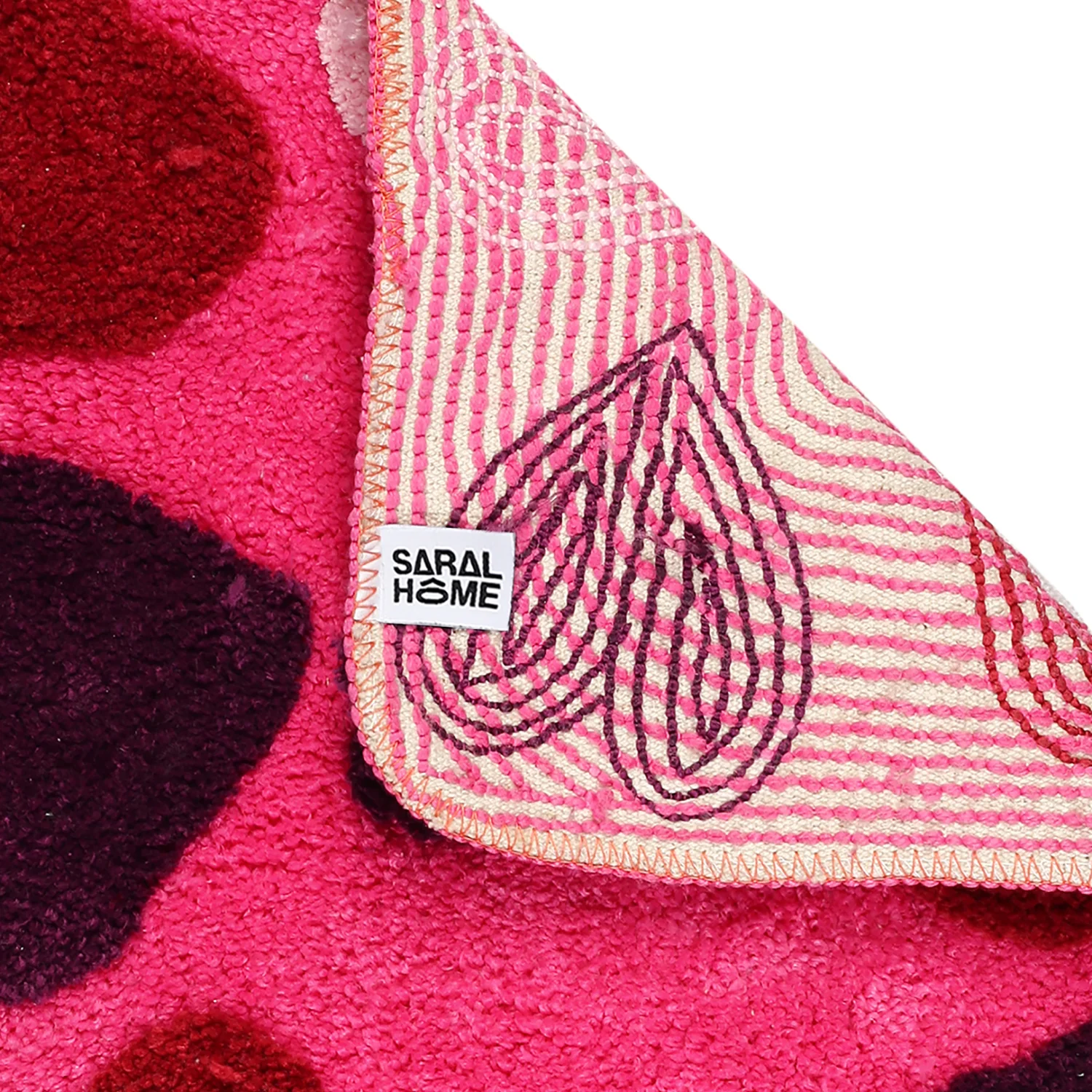 Hearts Shape Micro bathmat (40 X 60 CM) - PINK - Image 4