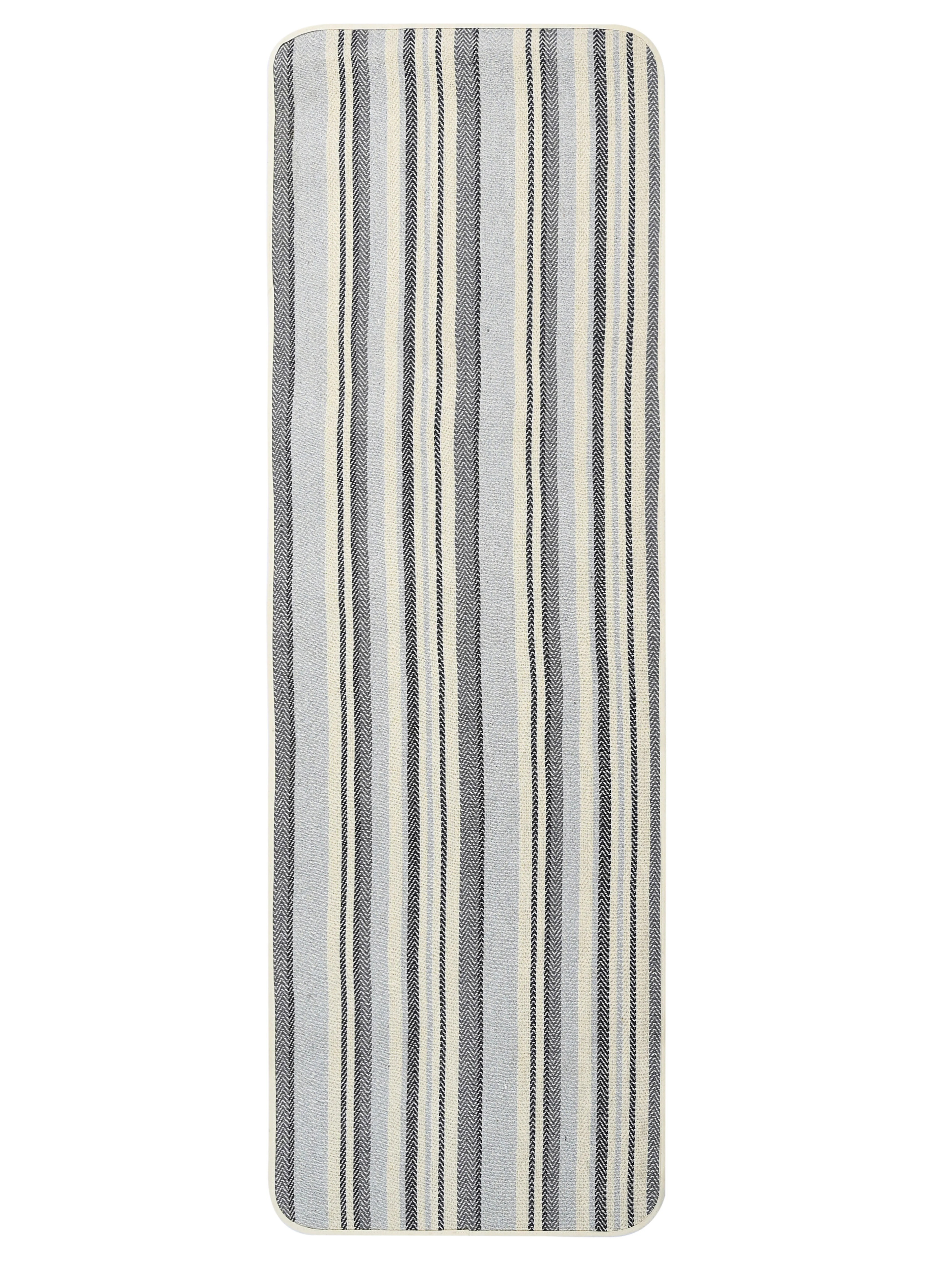 Stripe Cotton Yoga Mat – Breathable & Sweat-Resistant - Image 3